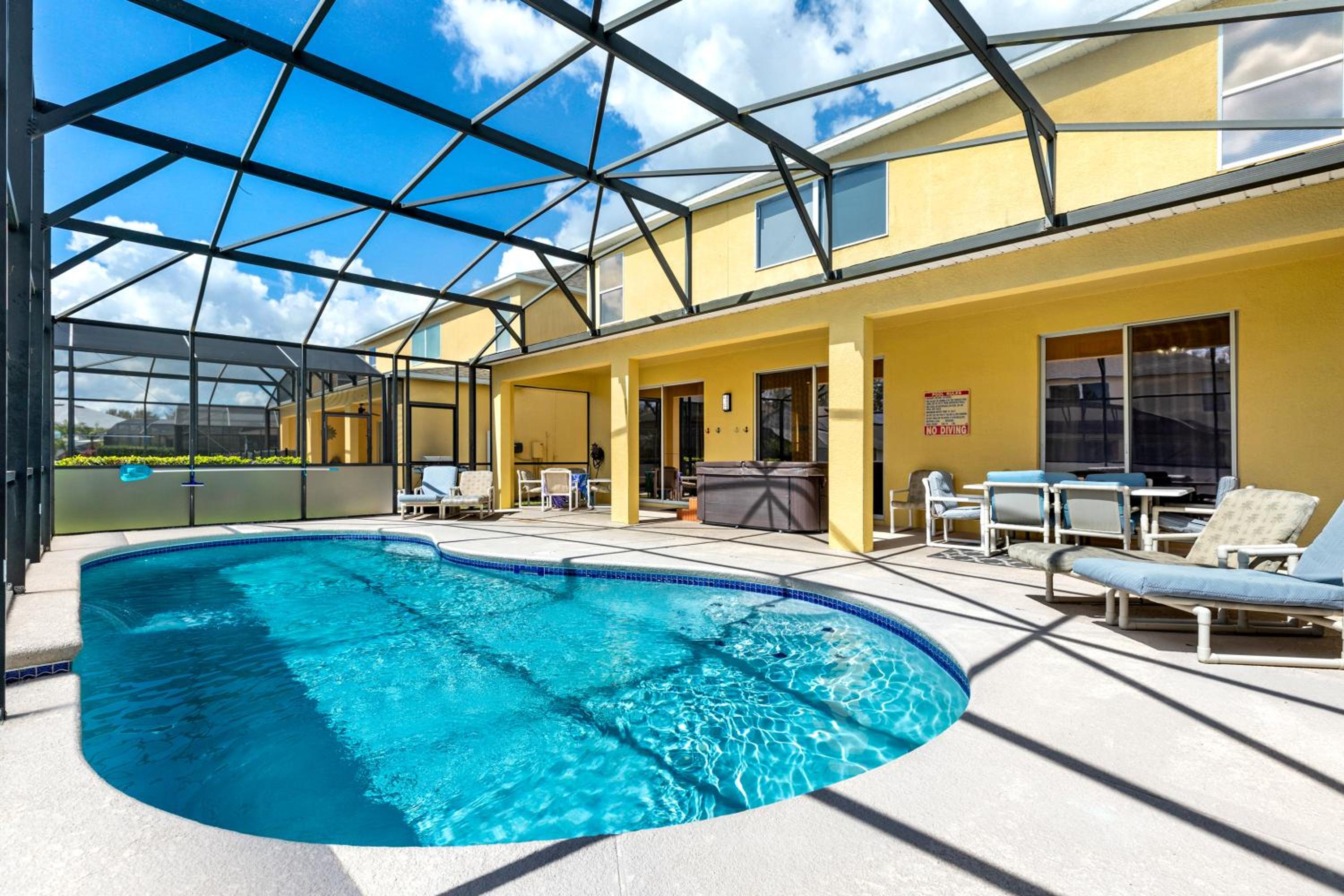 Disney Doorstep 7 Bedroom Villa with SouthFacing Pool and Hot Tub