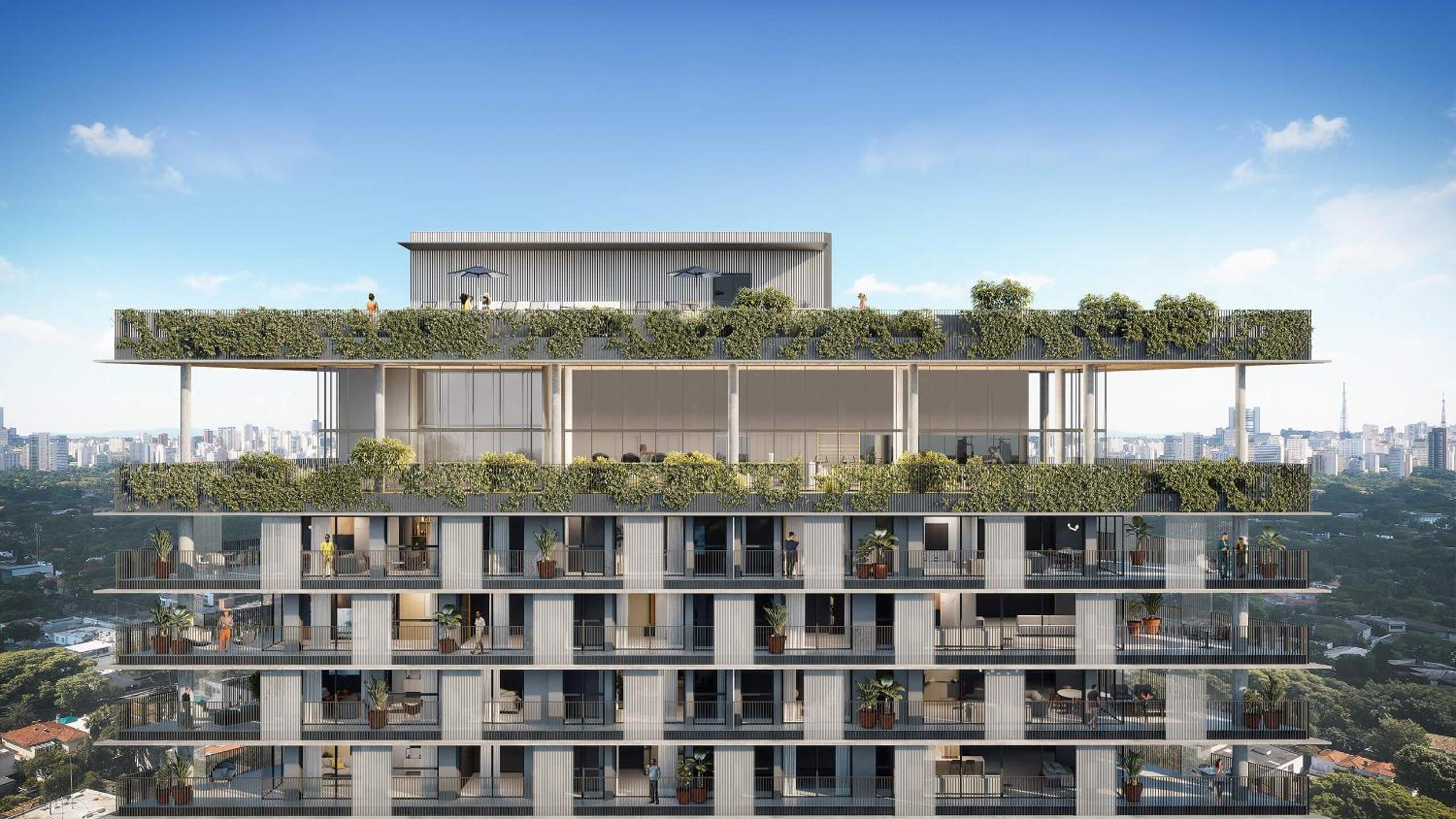 Onze22 by Viva - Estúdios Modernos a 400m do Metrô Vila Madalena com Piscina no Rooftop