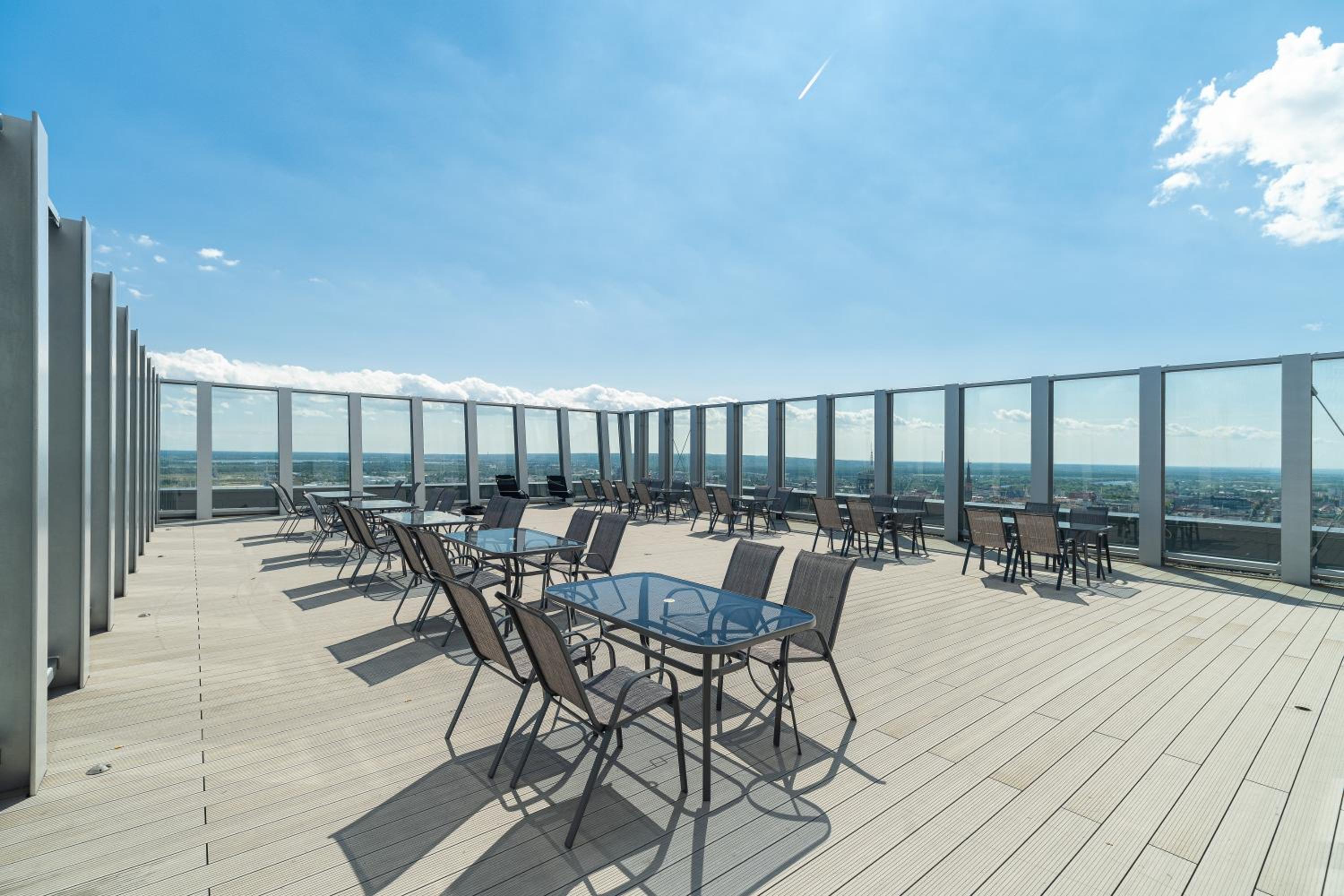 Goldstar Apartament- Wanna z widokiem, 19 Piętro, Hanza Tower Szczecin