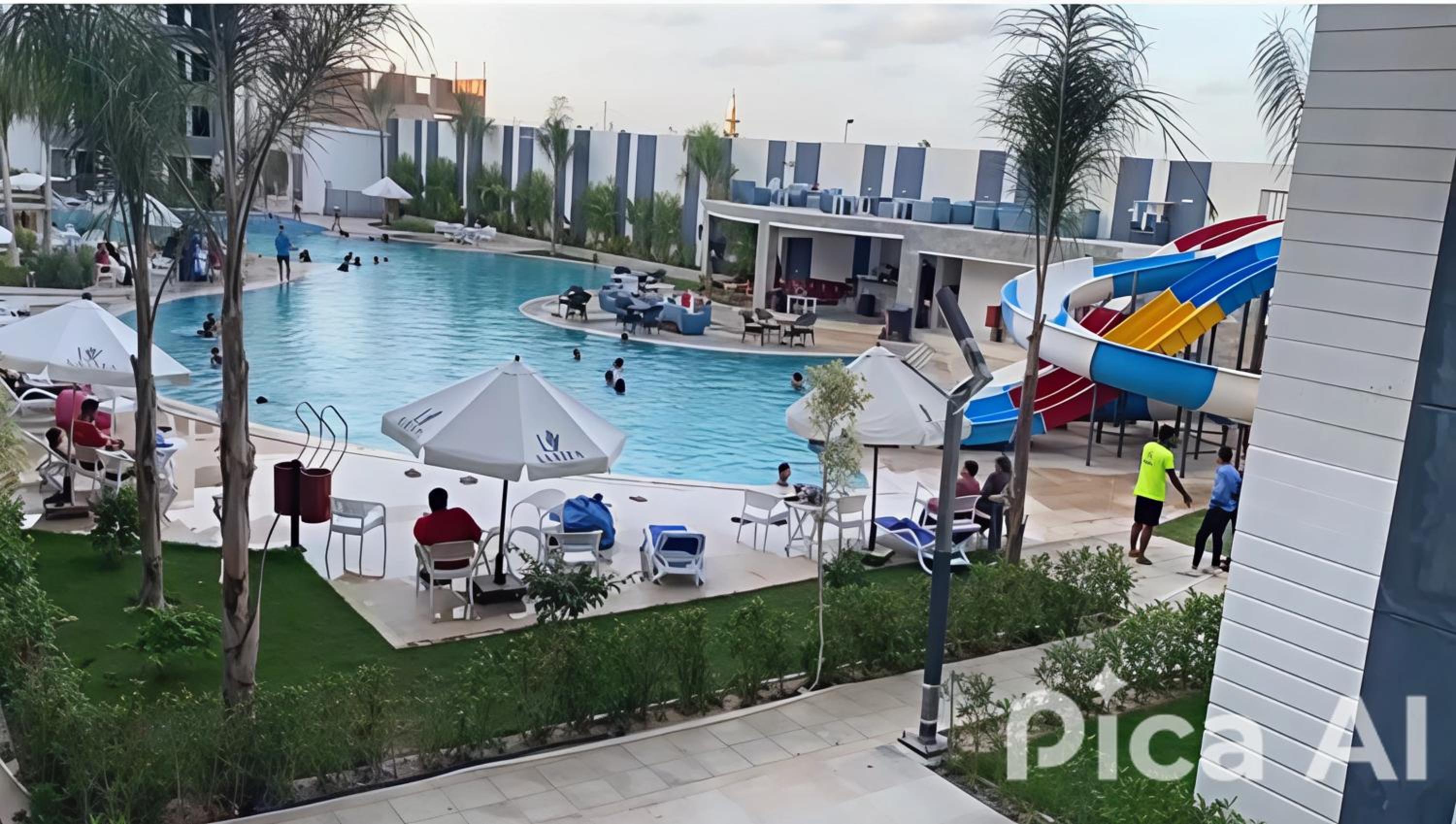 شاليه للإيجار بمنتجع لافيتا في الساحل الشمالي قبلي Lavita North Coast