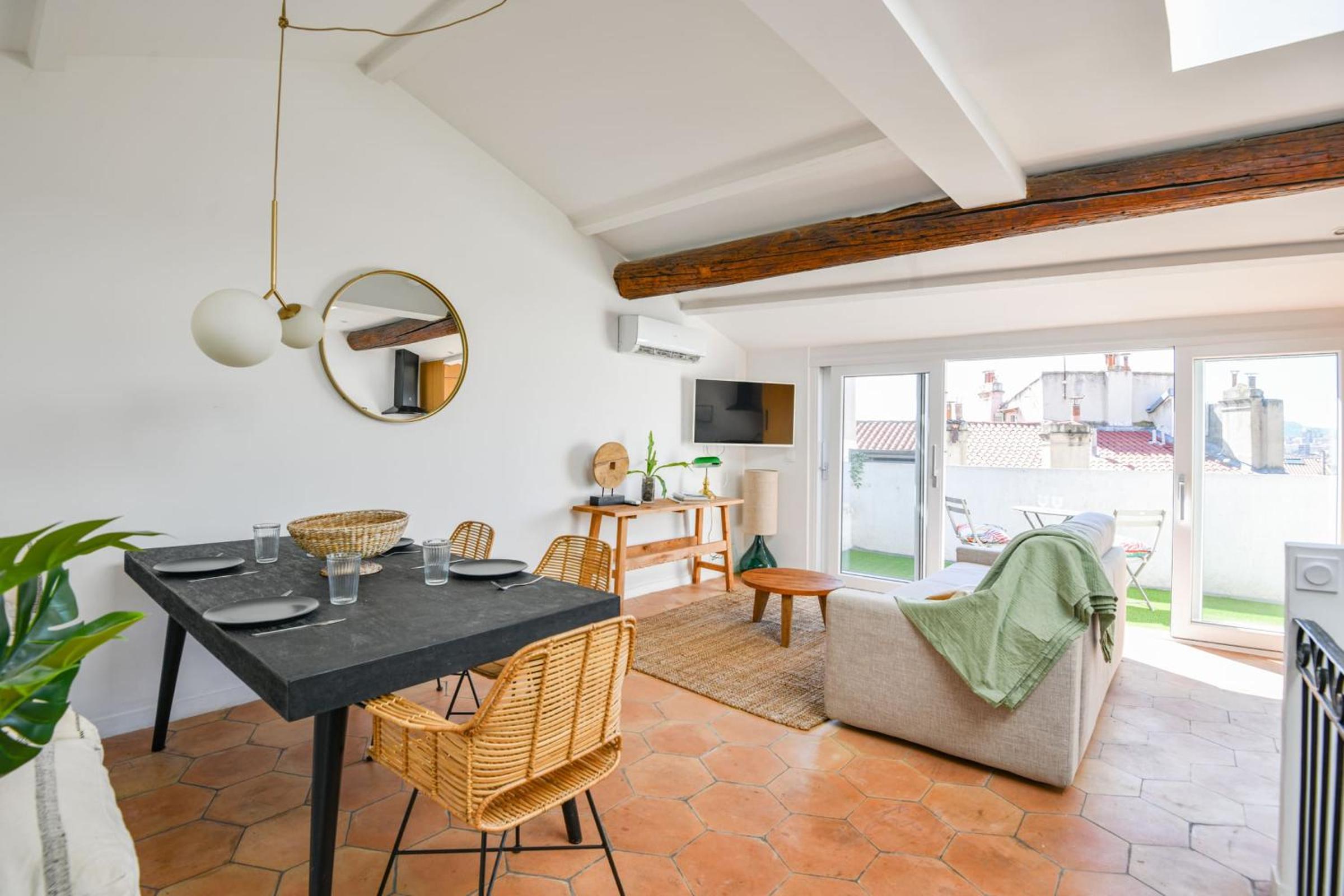 Chez Marcel - Appart 2 ch avec clim - St Charles