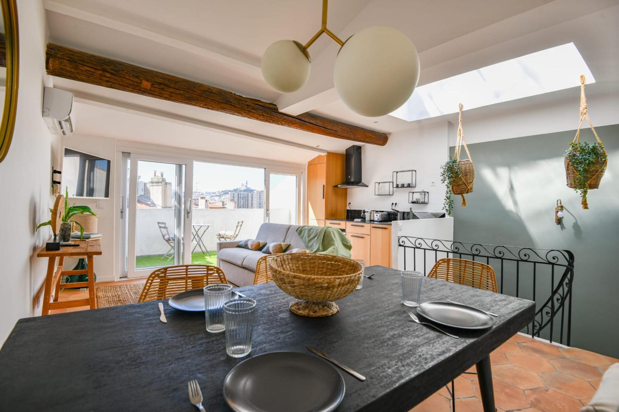 Chez Marcel - Appart 2 ch avec clim - St Charles