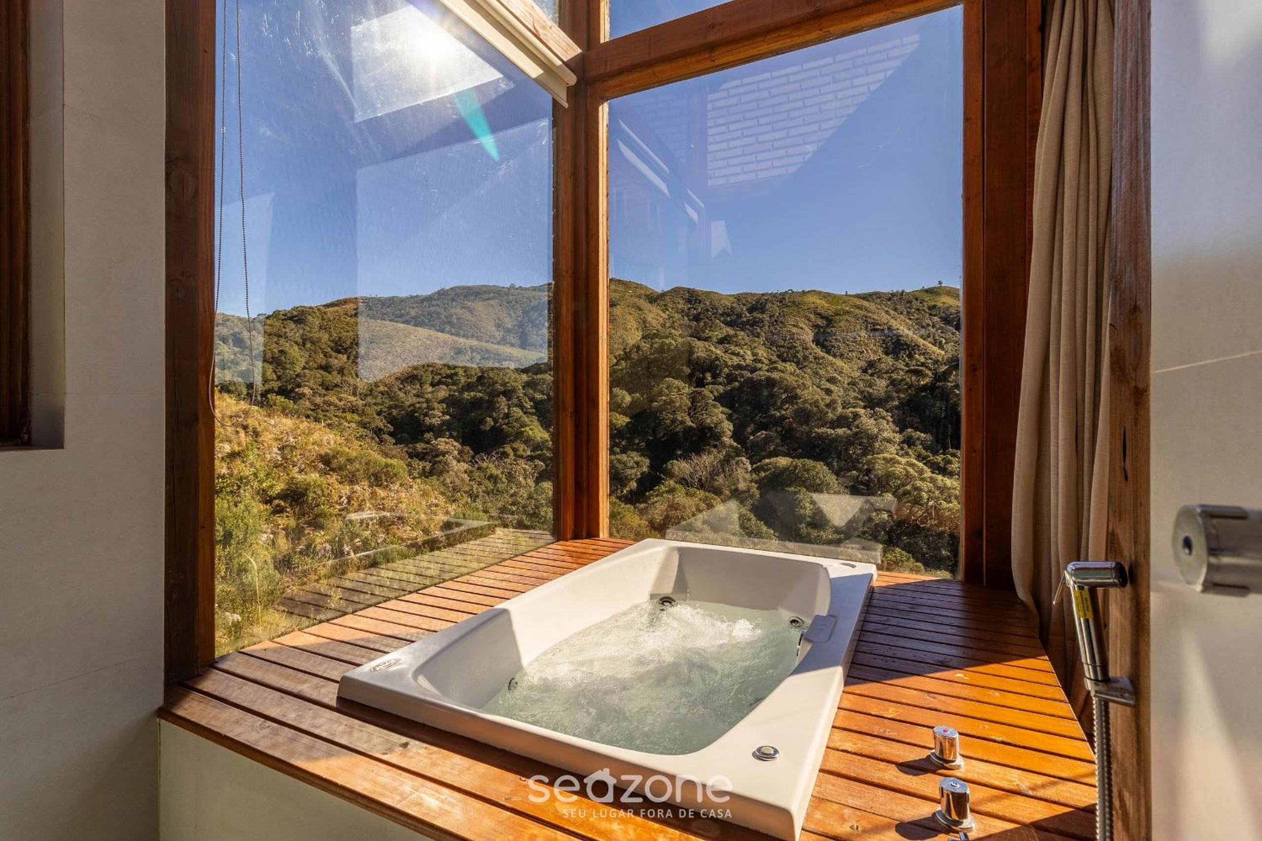 Cabana com vista deslumbrante na serra VST020