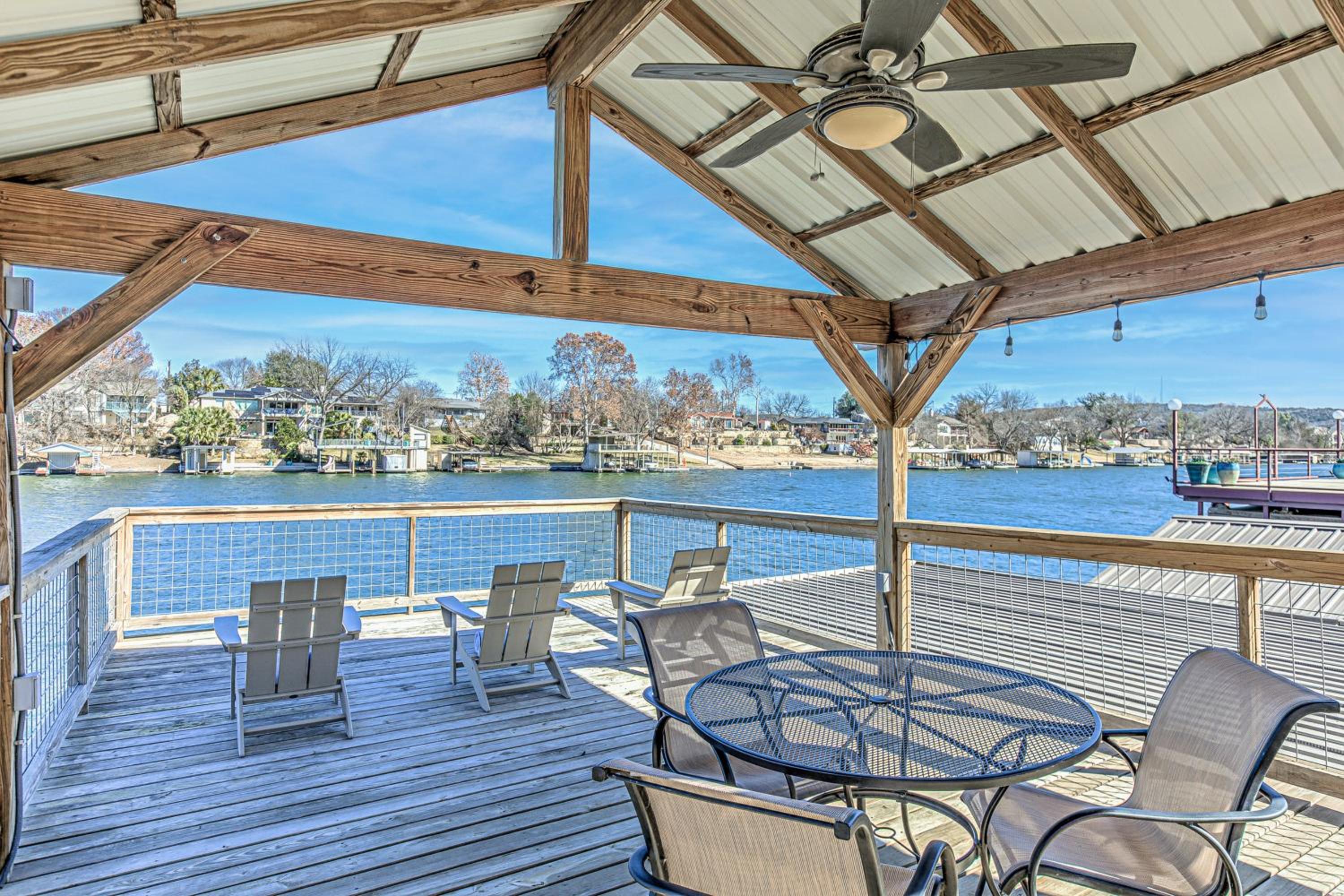 Deep Water Dock and Slip Lake LBJ Getaway