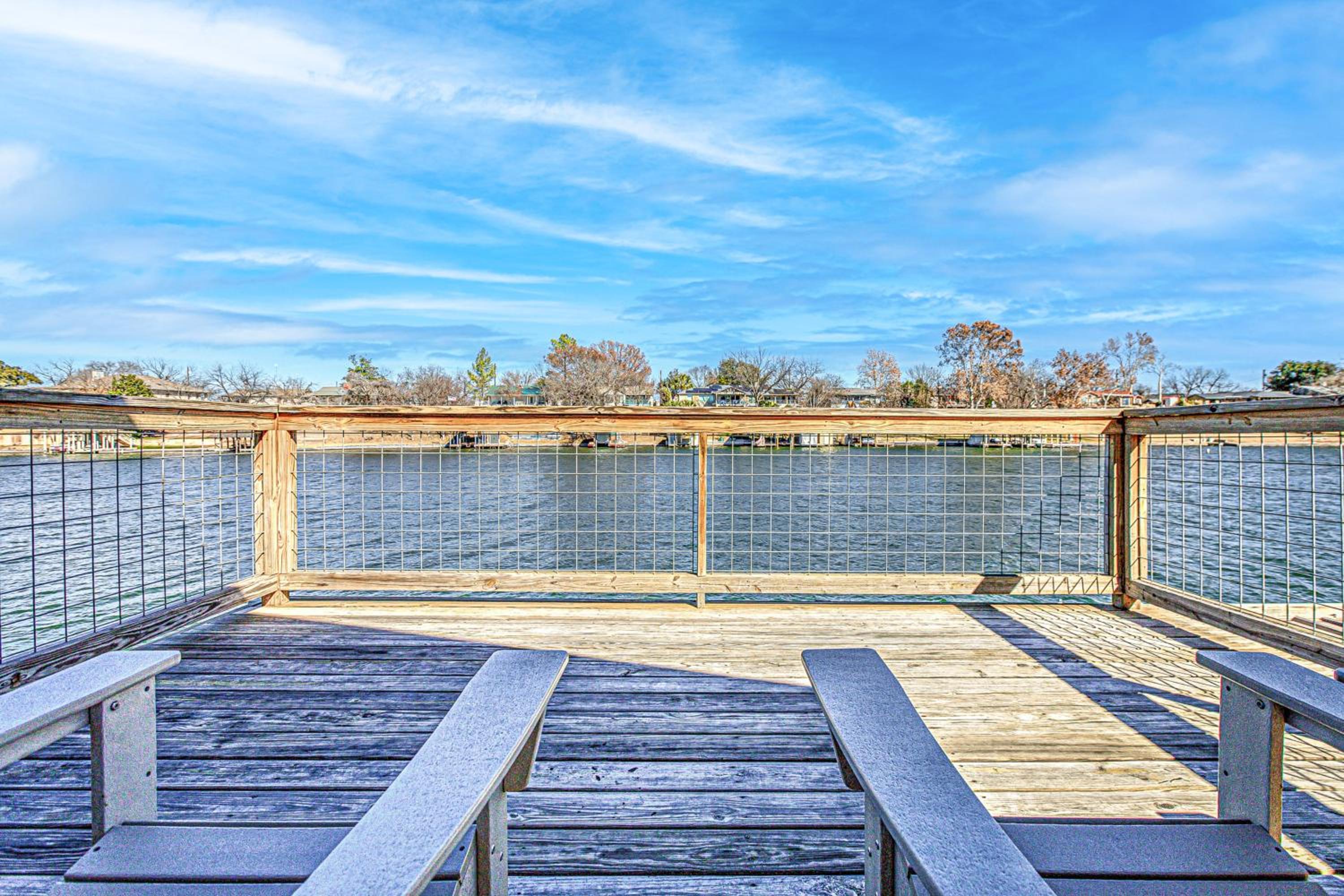 Deep Water Dock and Slip Lake LBJ Getaway