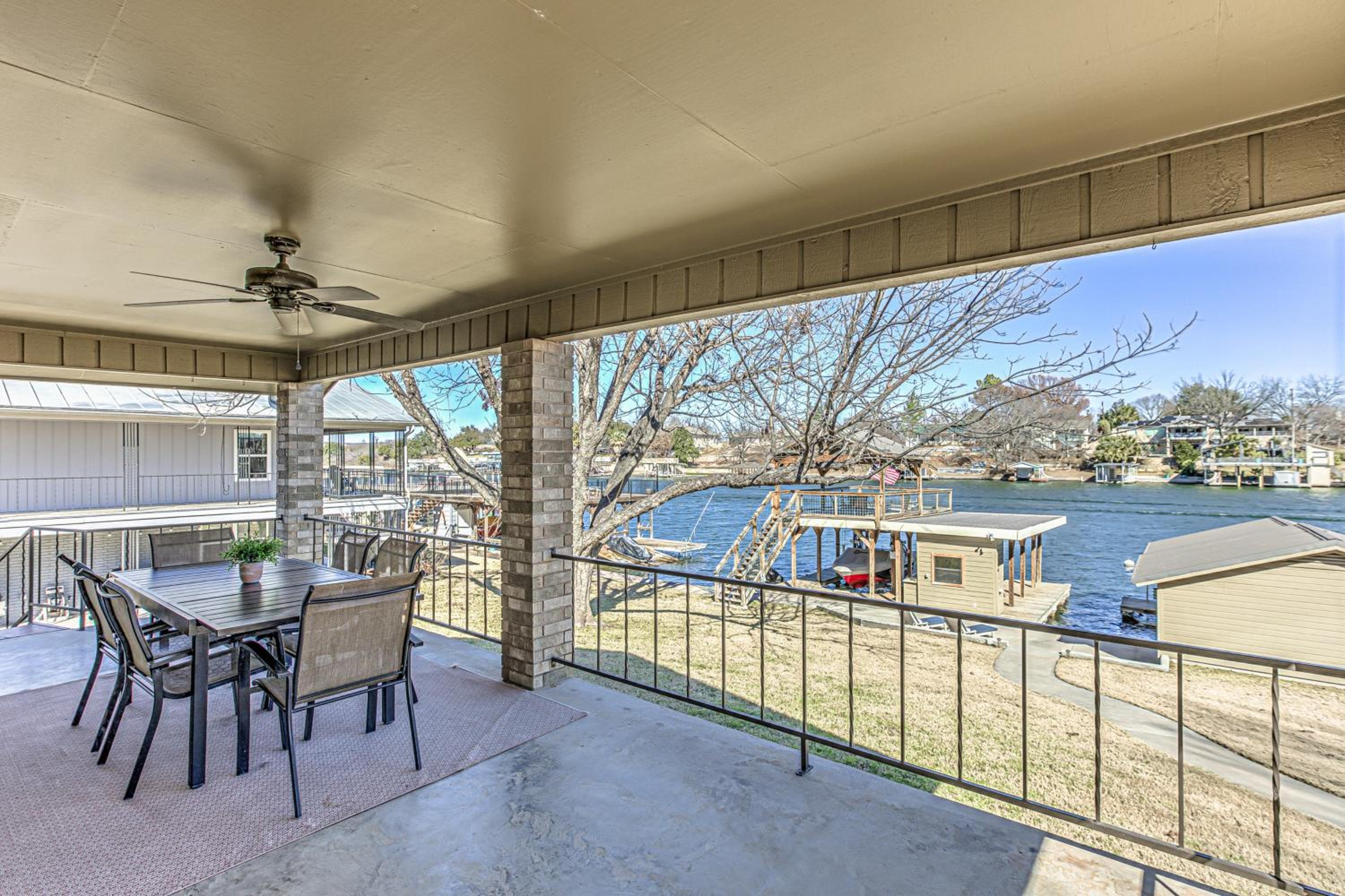 Deep Water Dock and Slip Lake LBJ Getaway
