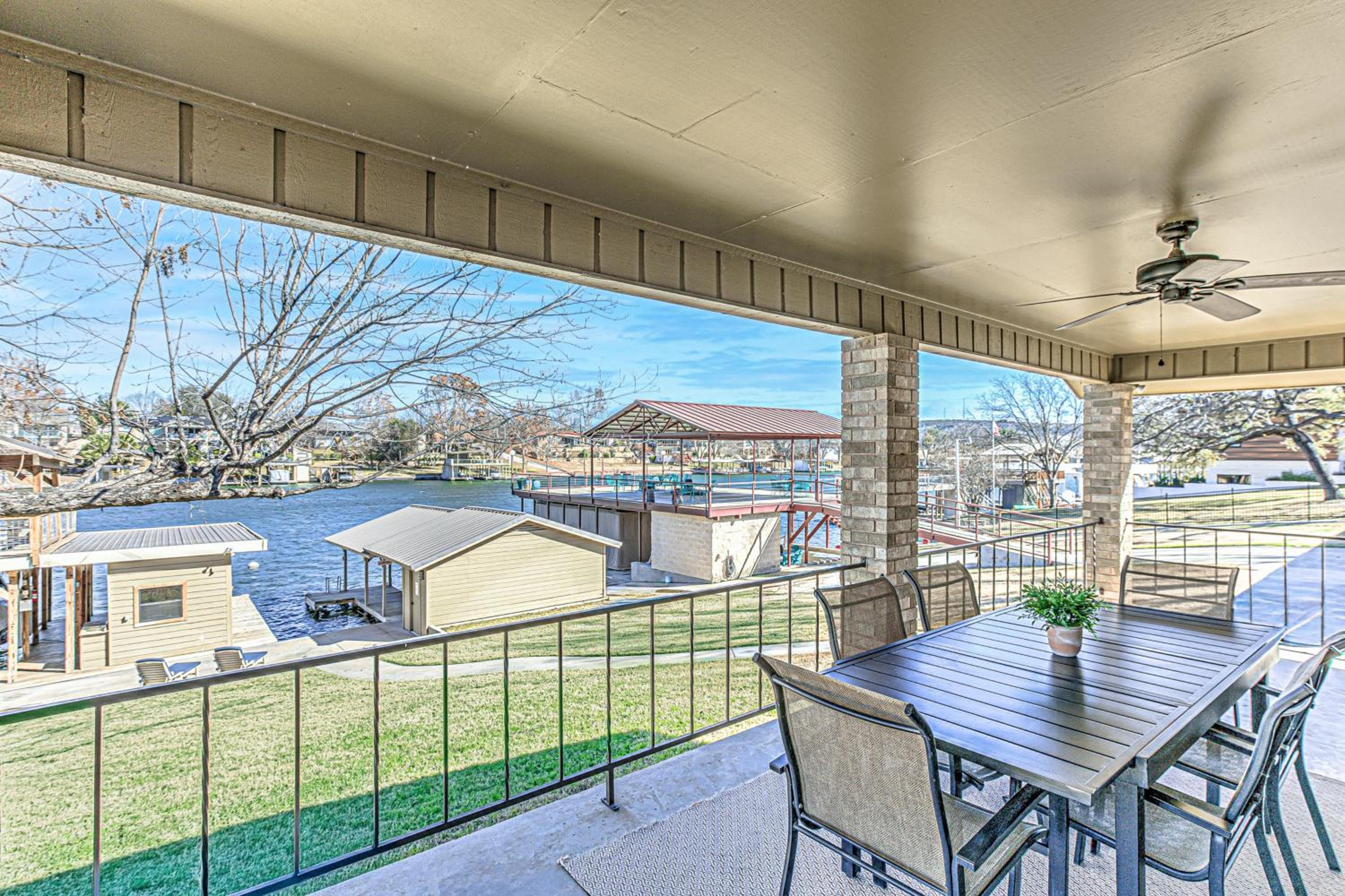 Deep Water Dock and Slip Lake LBJ Getaway
