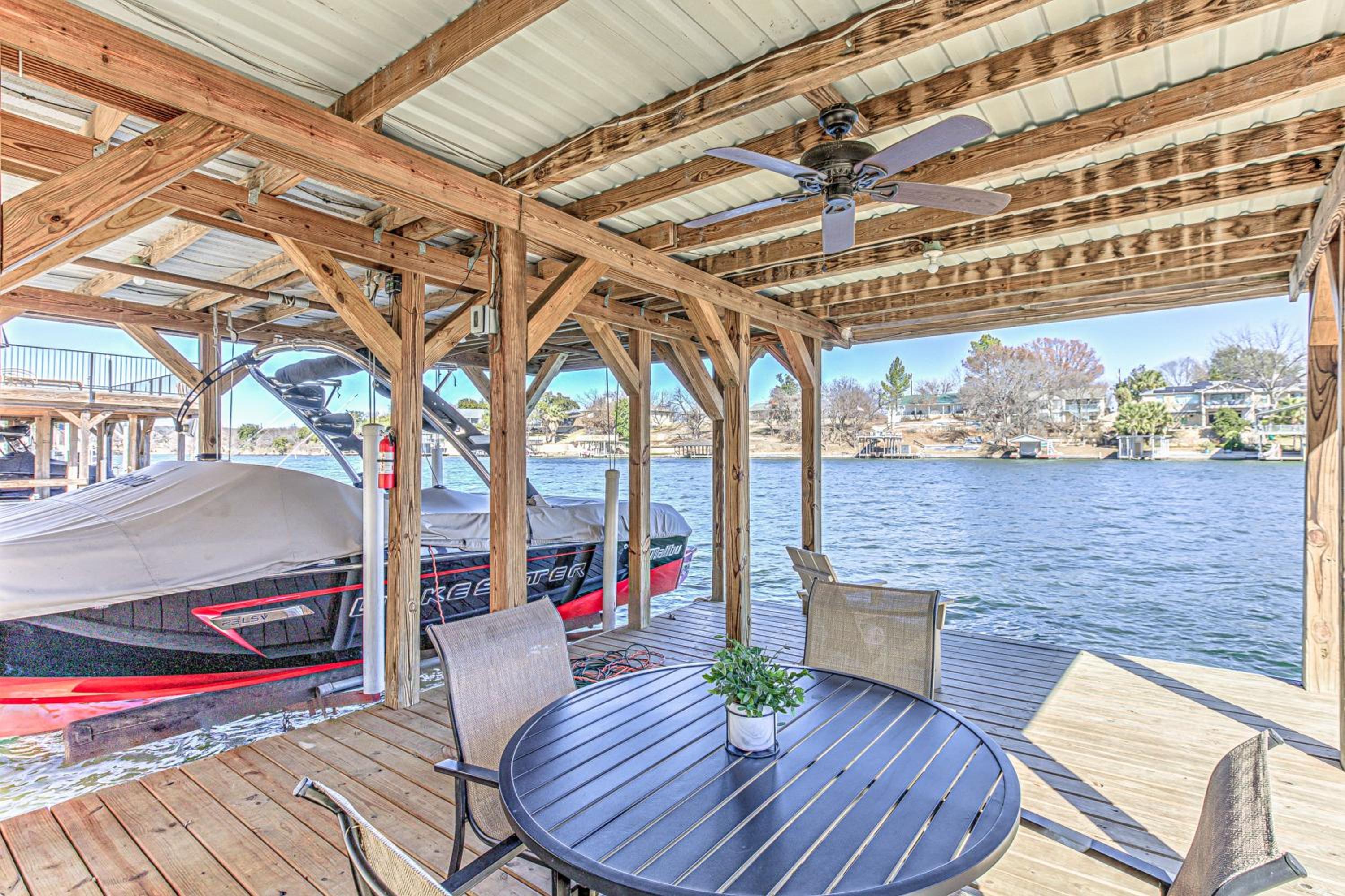Deep Water Dock and Slip Lake LBJ Getaway