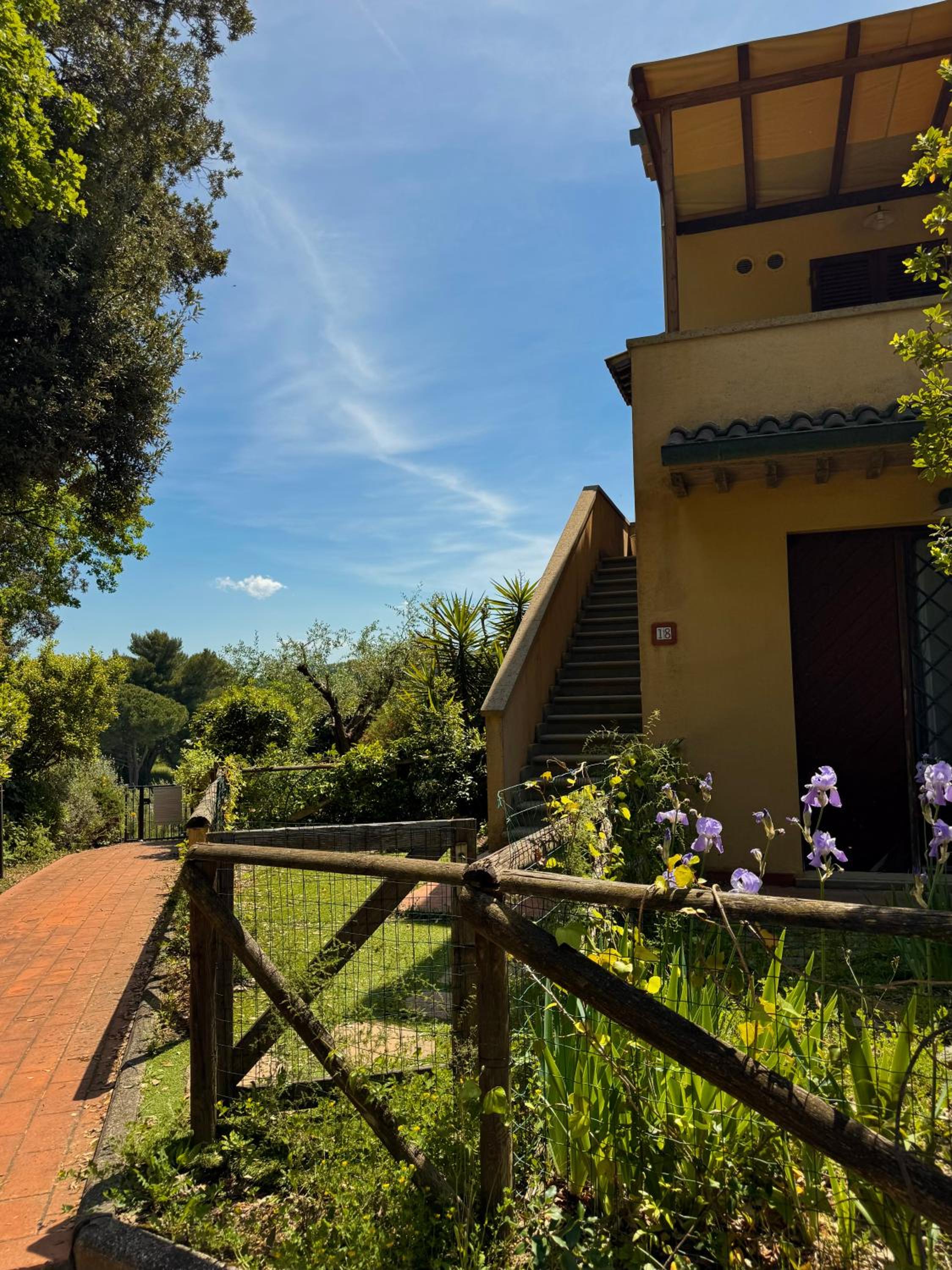 Trilocale con piscina