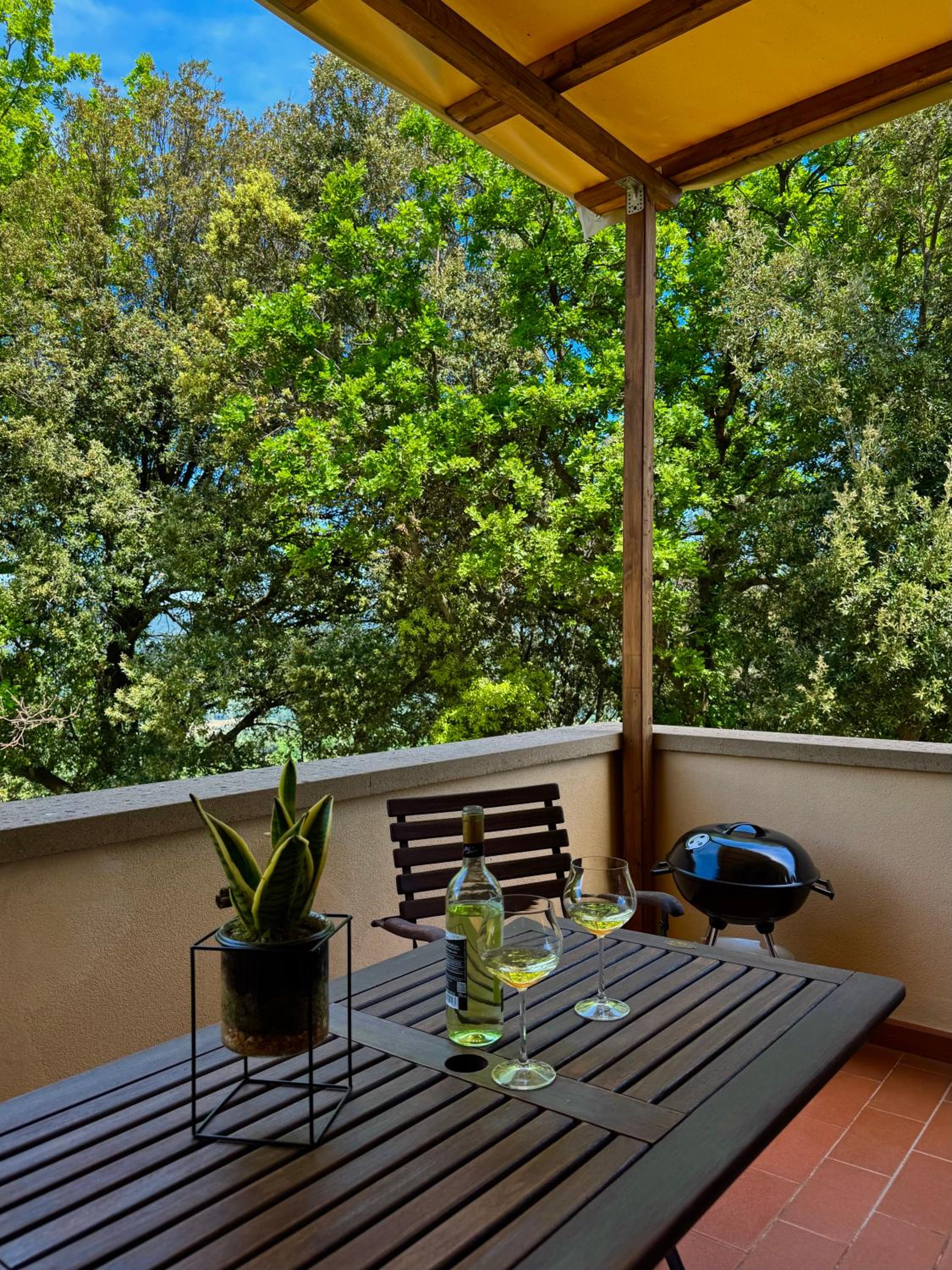 Trilocale con piscina