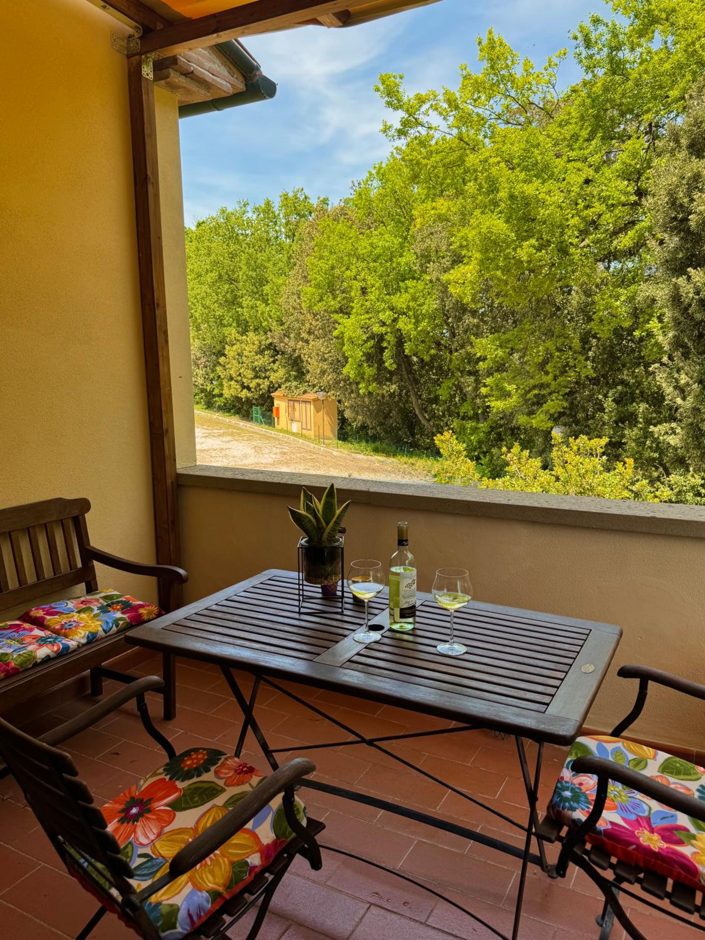 Trilocale con piscina