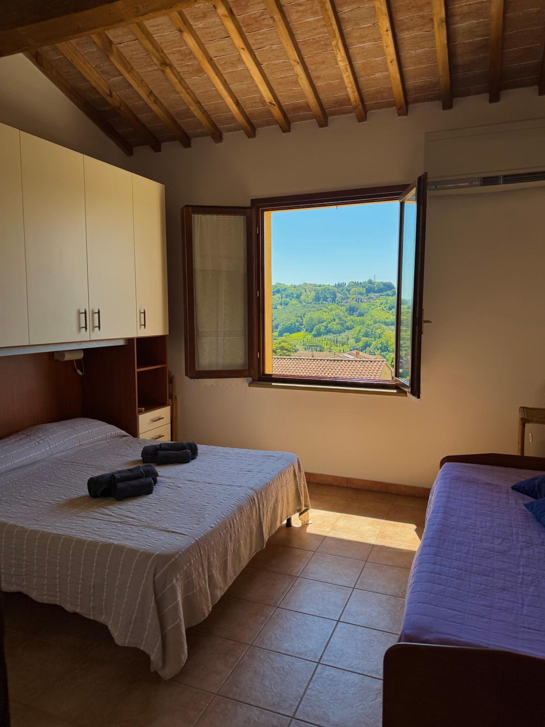 Trilocale con piscina