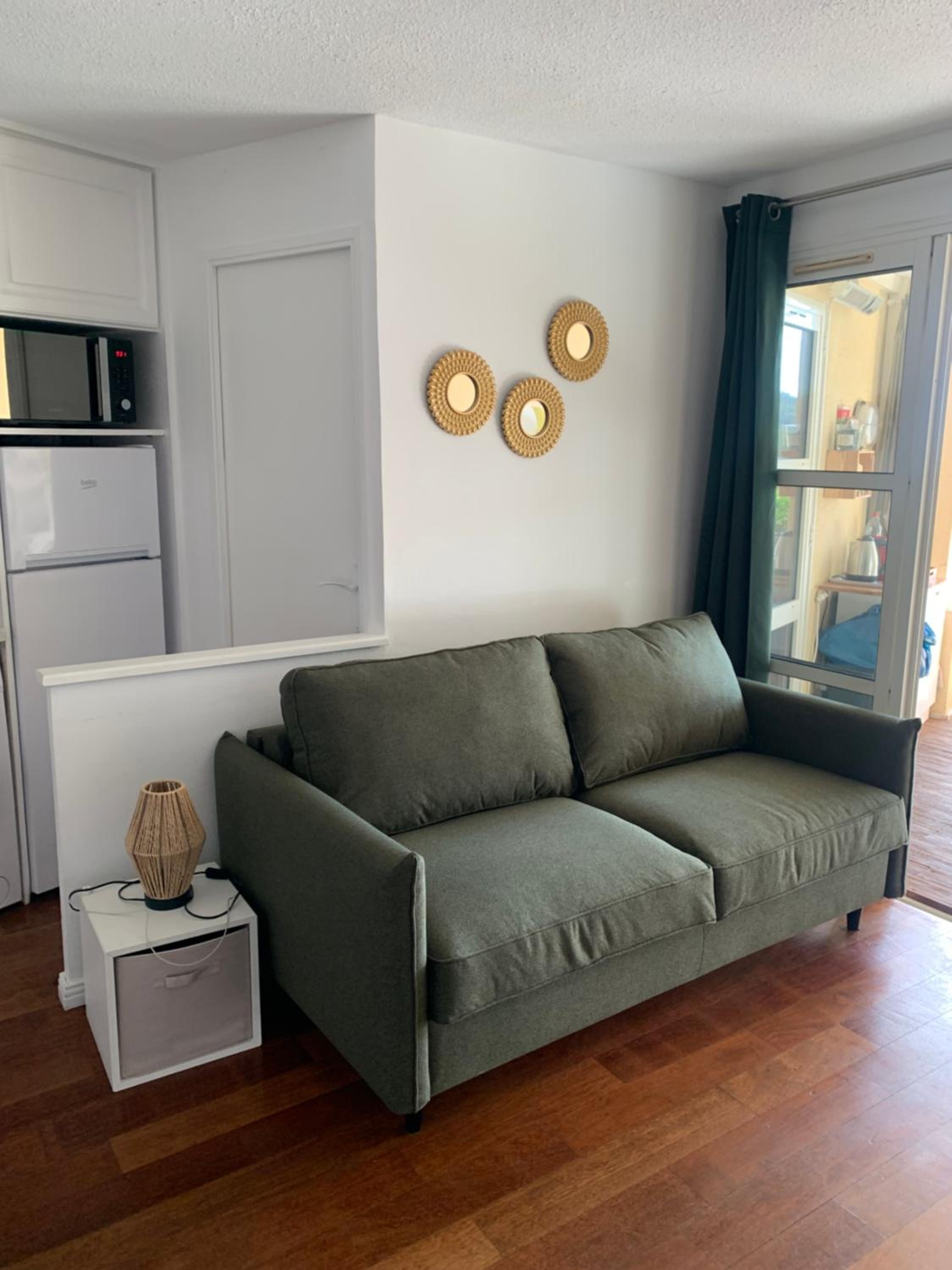 CAP ESTÉREL Famille - Multisports- Appartement 4 personnes en Rez de Jardin - vue Mer -Terrasse -Parking -