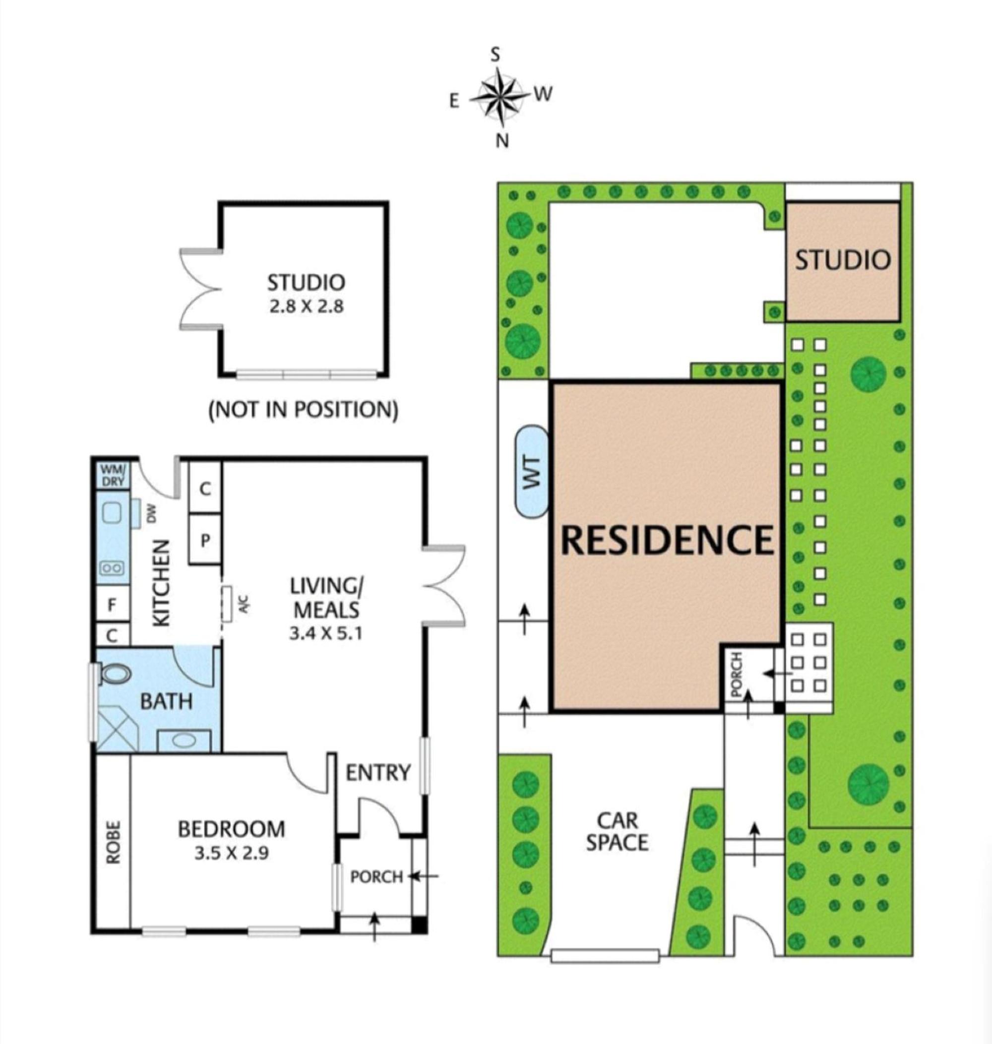 Wellness Escape- 1 Bed Home with Studio & Sauna