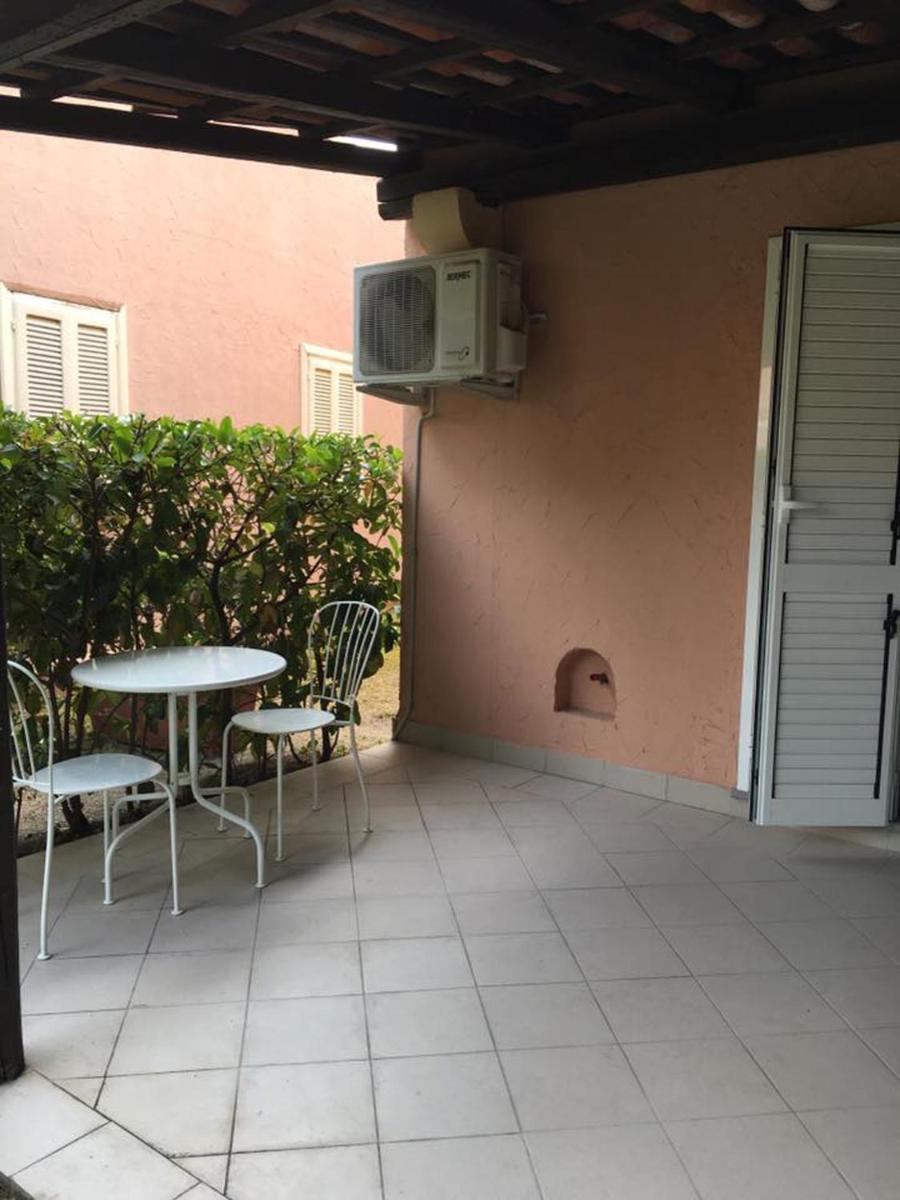 outdoor BBQ area