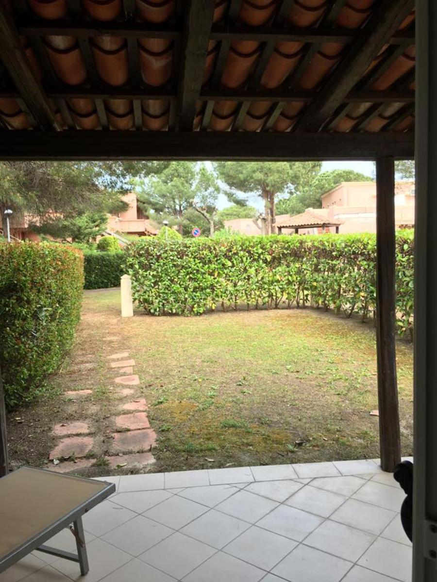 outdoor BBQ area