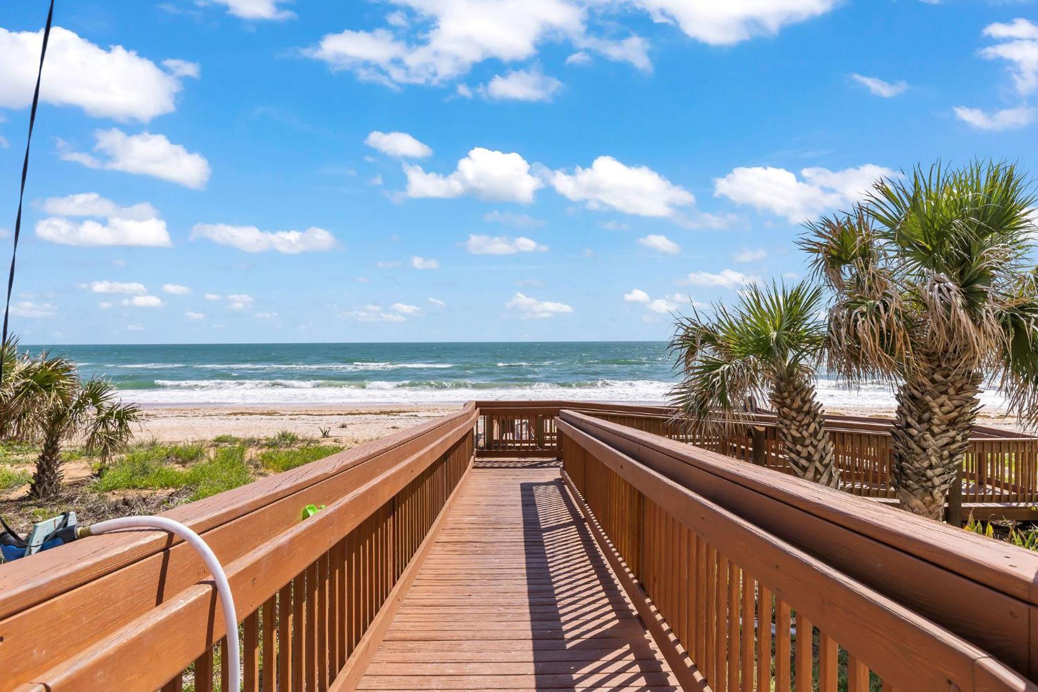 Direct oceanfront corner condo with spacious balcony and heated beachfront pool