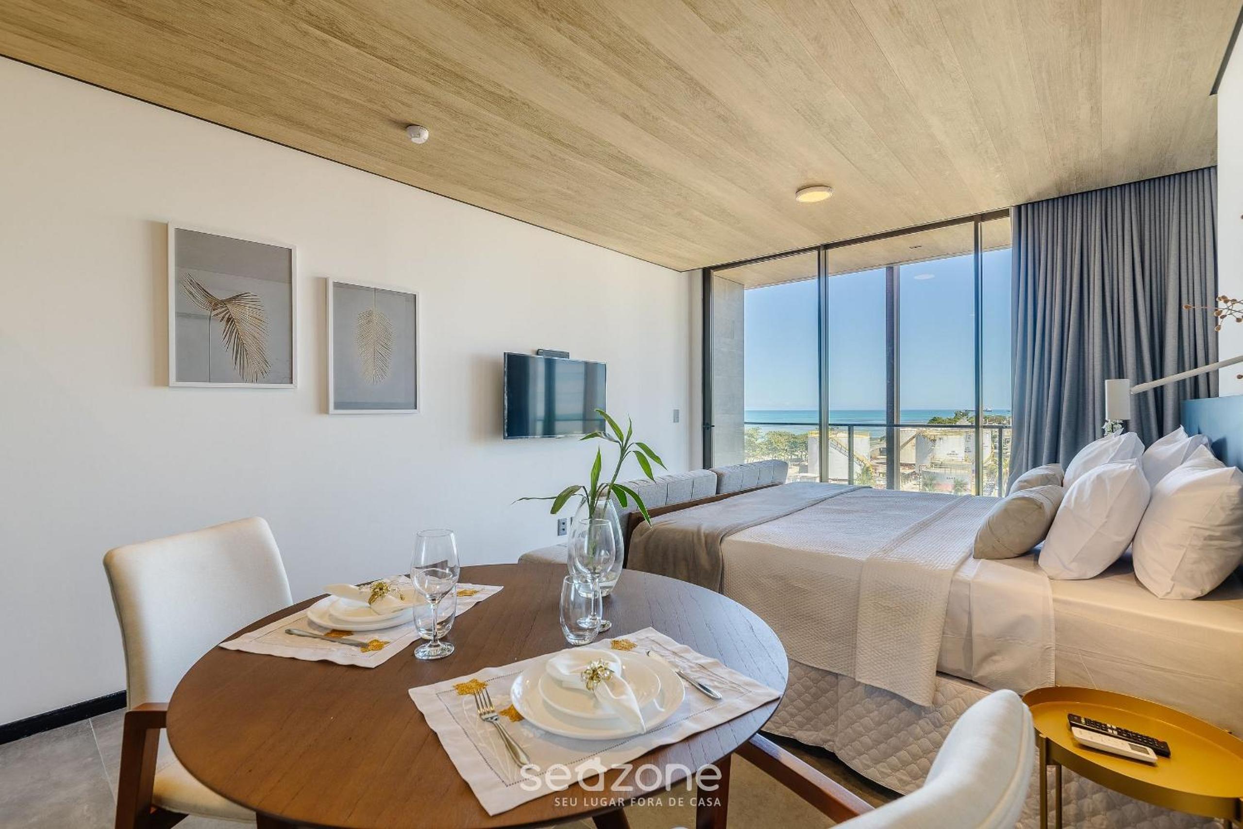 NWTs - Studios with side sea view in Maceió III