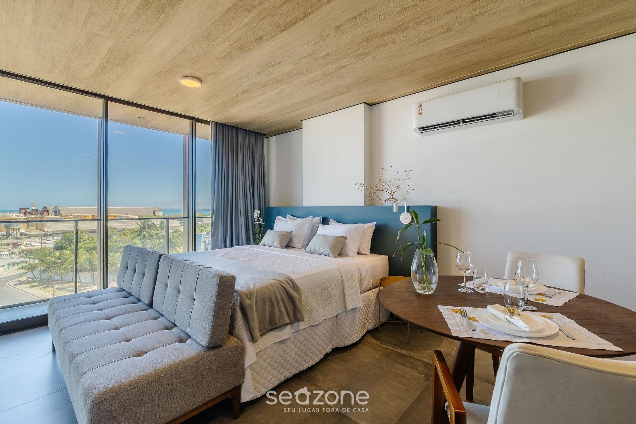 NWTs - Studios with side sea view in Maceió III