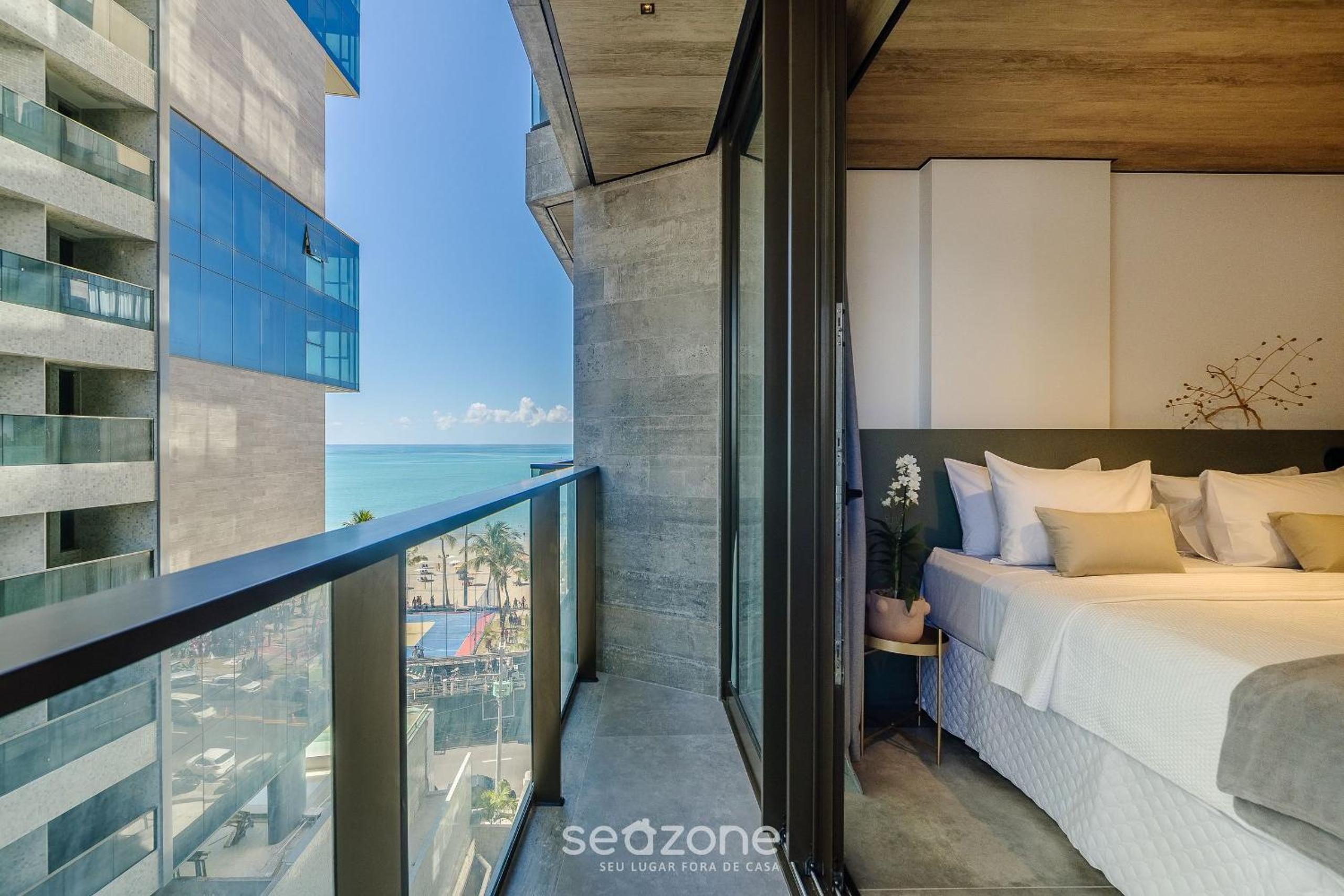 NWTs - Studios with side sea view in Maceió III