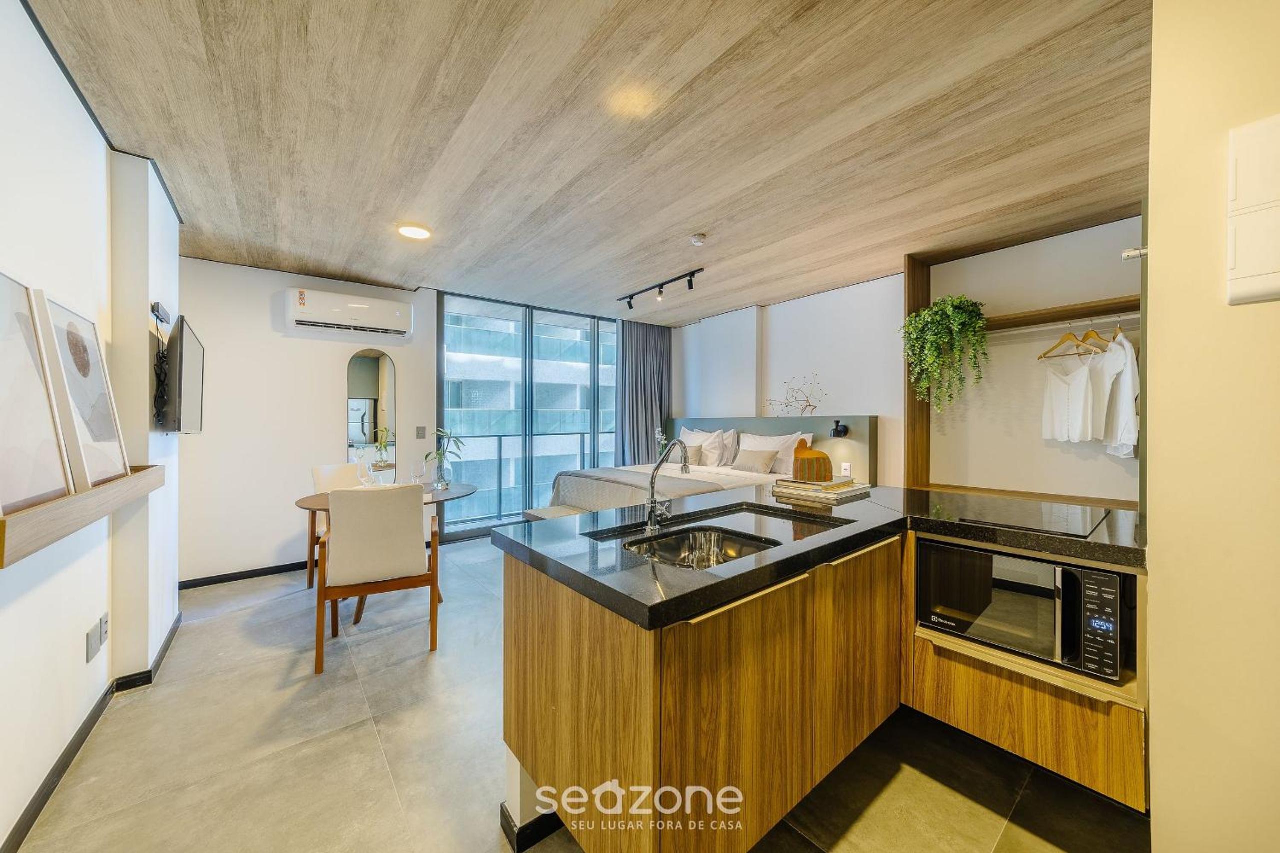 NWTs - Studios with side sea view in Maceió III