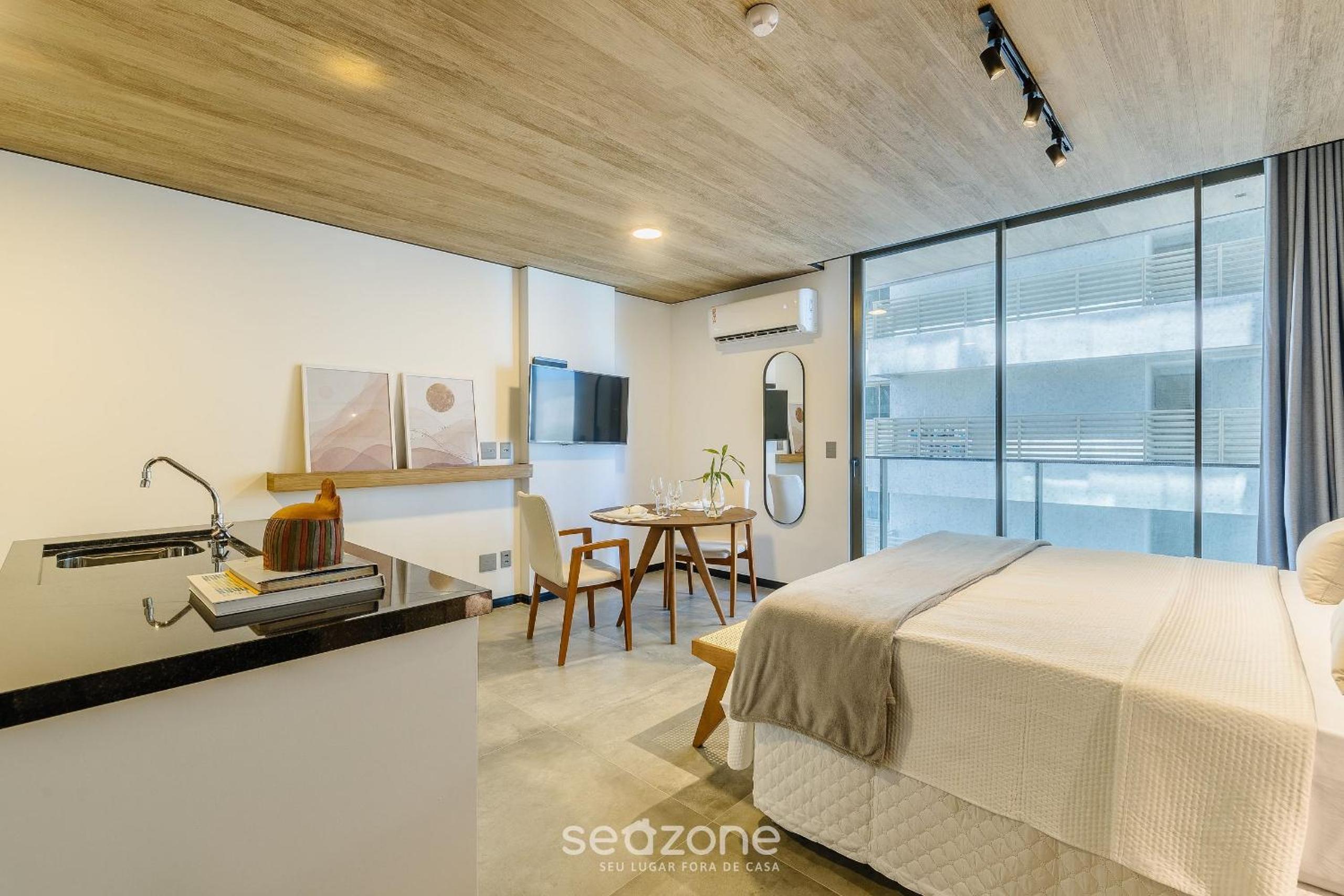 NWTs - Studios with side sea view in Maceió III