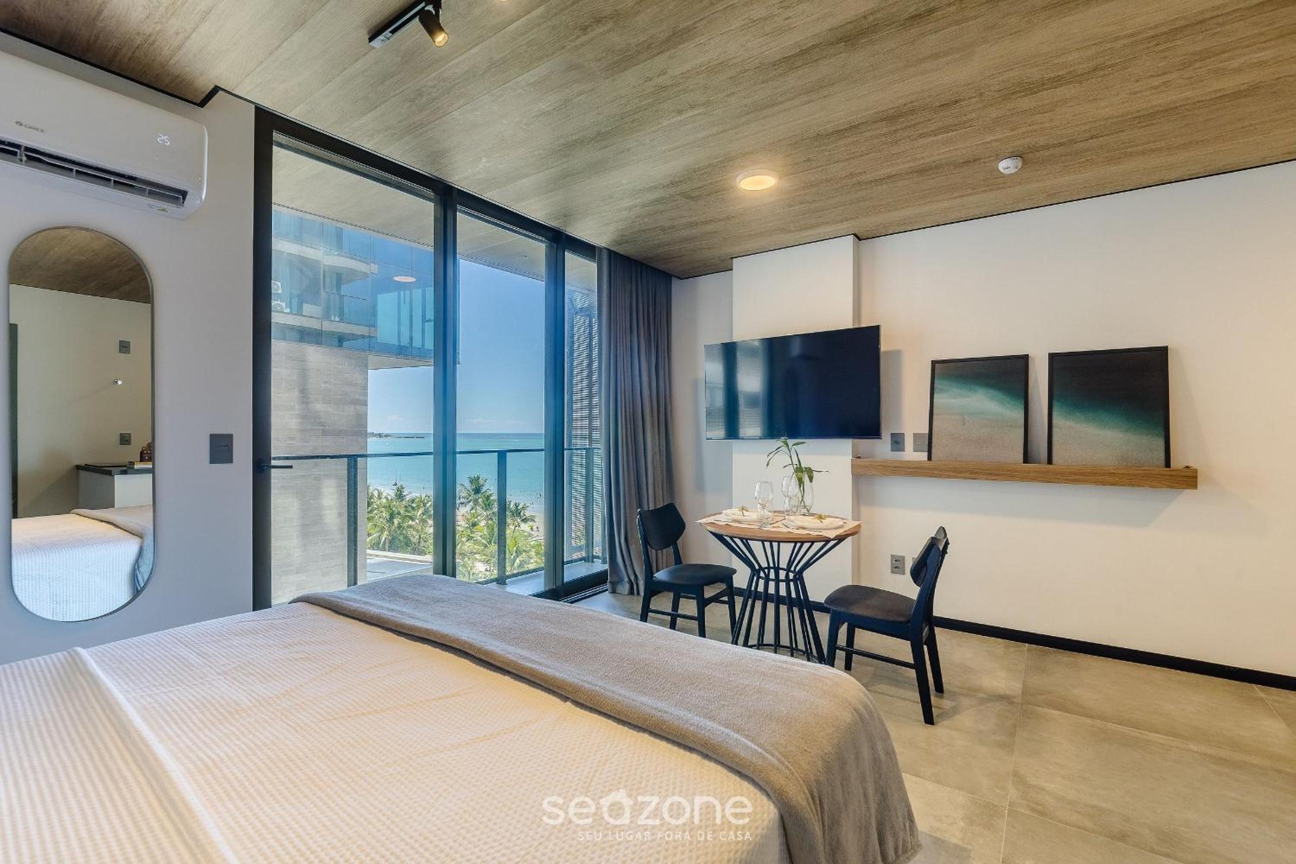 NWTs - Studios with side sea view in Maceió III