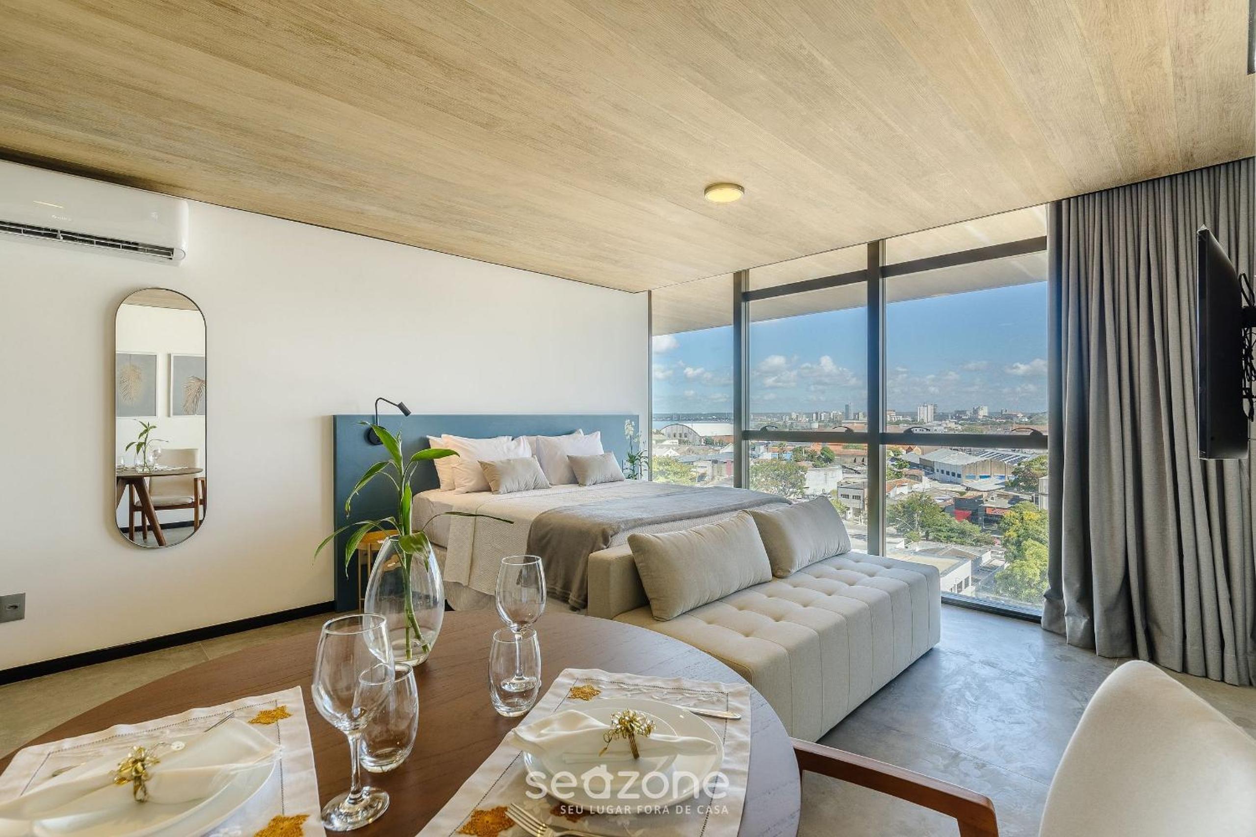 NWTs - Studios with side sea view in Maceió III