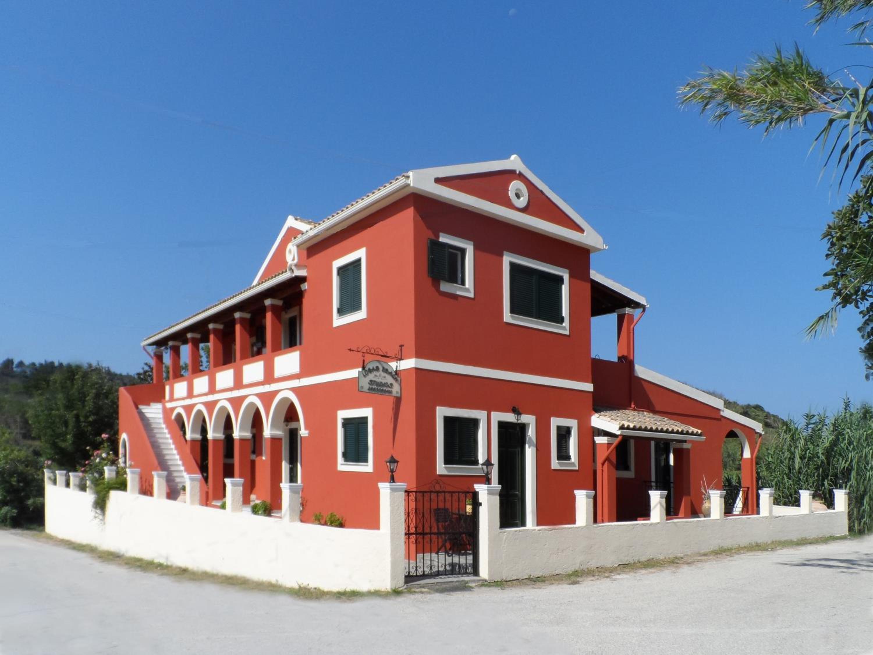 Logas Beach Studios Peroulades Corfu view 3