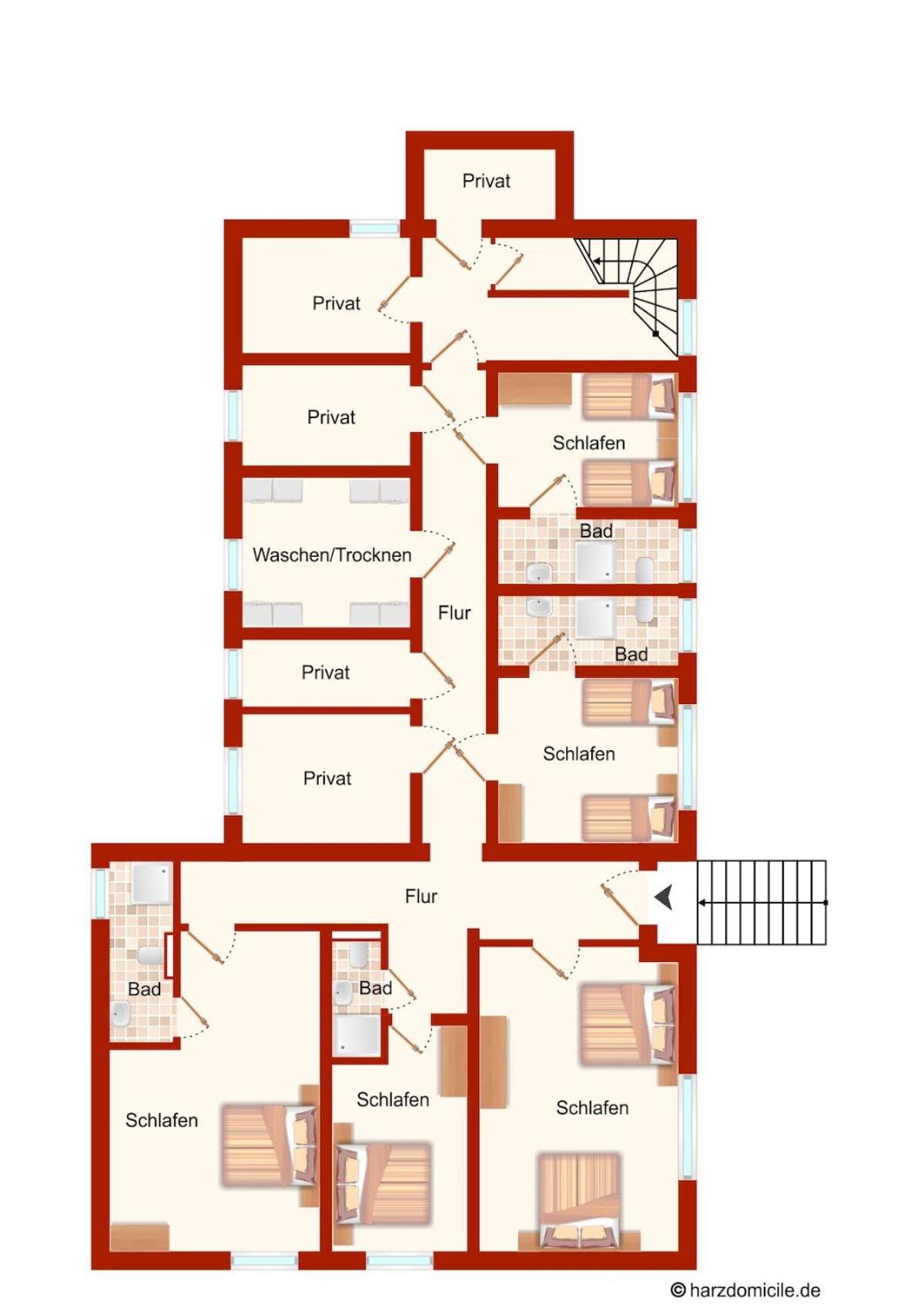 Ferienhaus BergZeit mit Garten, Grill, Terrasse, maximal 20 Personen