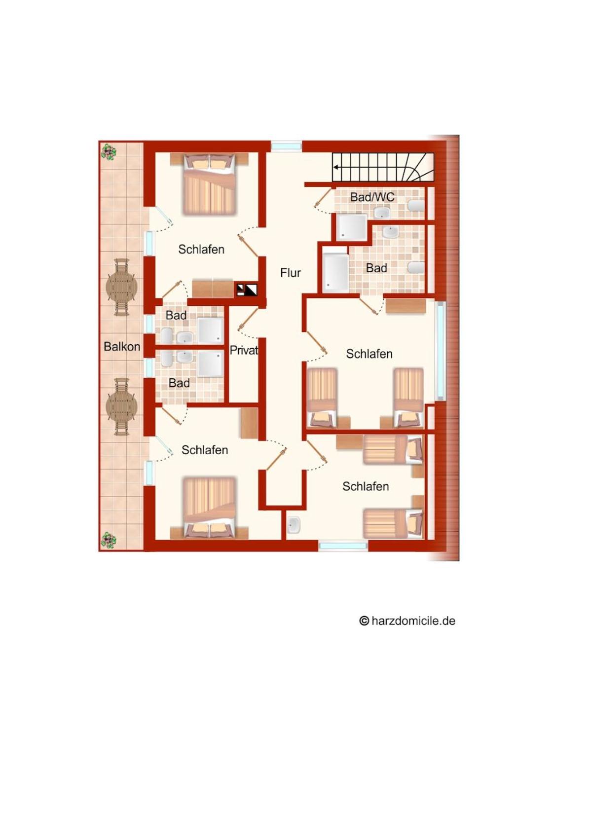Ferienhaus BergZeit mit Garten, Grill, Terrasse, maximal 20 Personen
