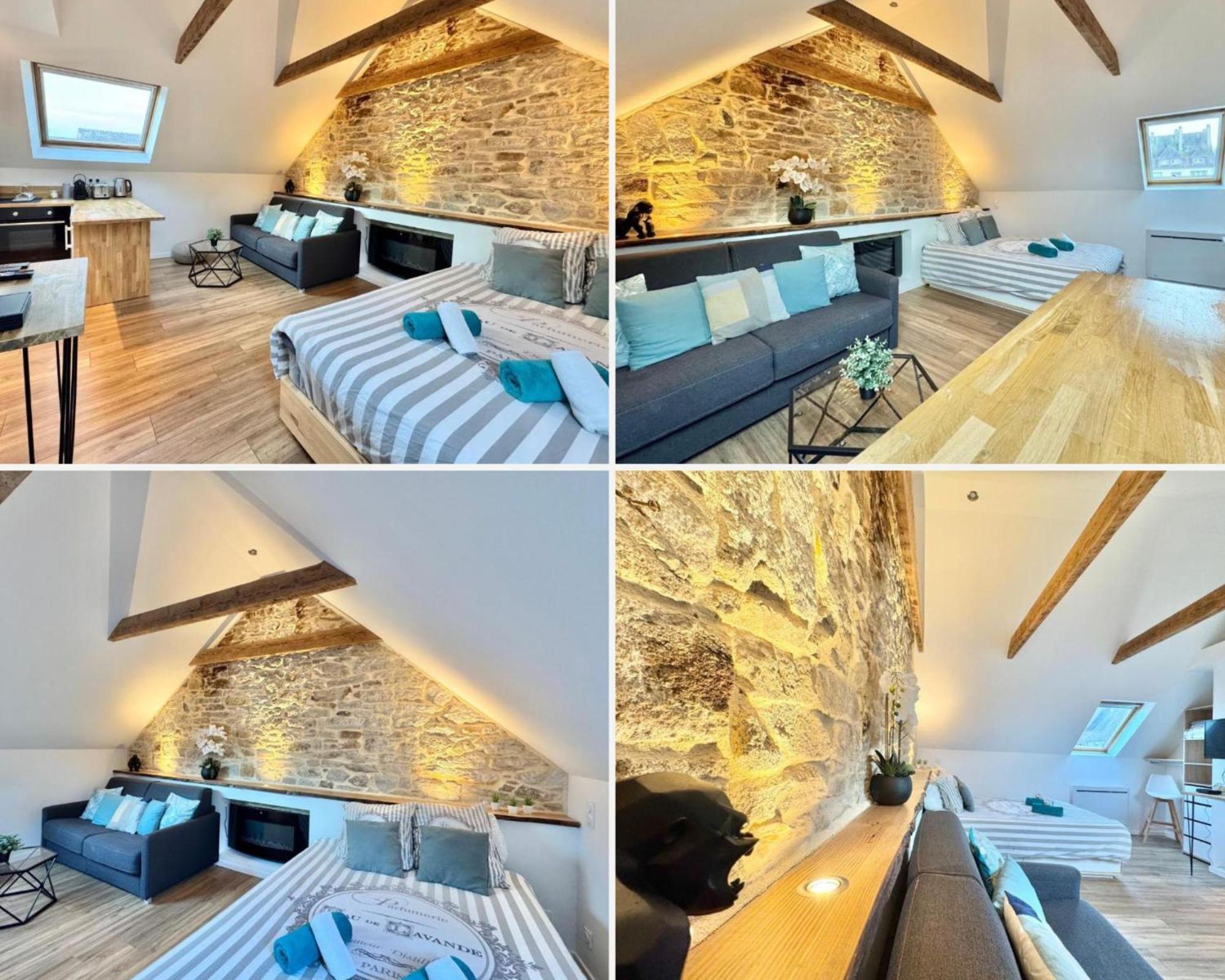 Studio cosy - renove - calme - 3 personnes - proche gare et centre historique