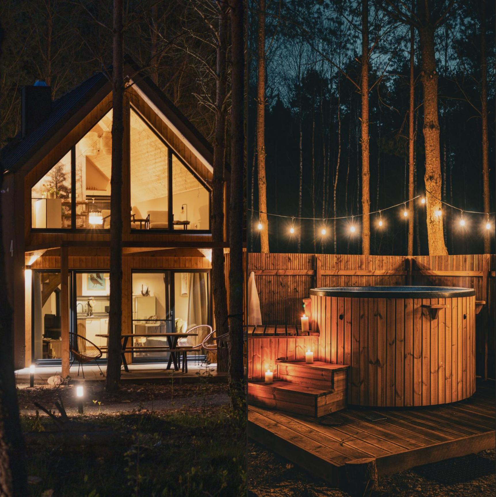 Osada LoveLaski - balia jacuzzi, sauna i kominek - całoroczne domki premium