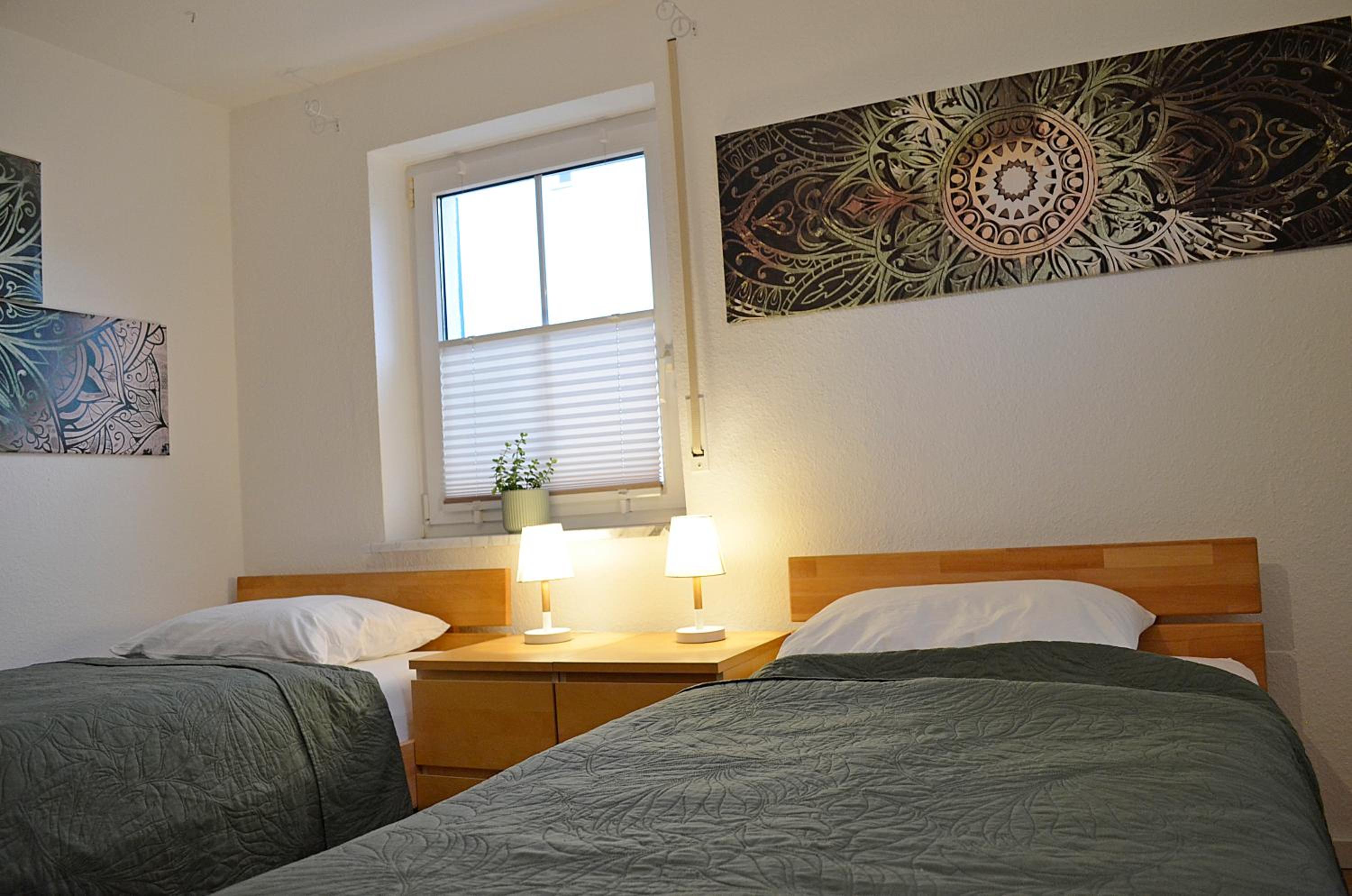 Wintergarten Wohnung mit Feldblick nahe Legoland