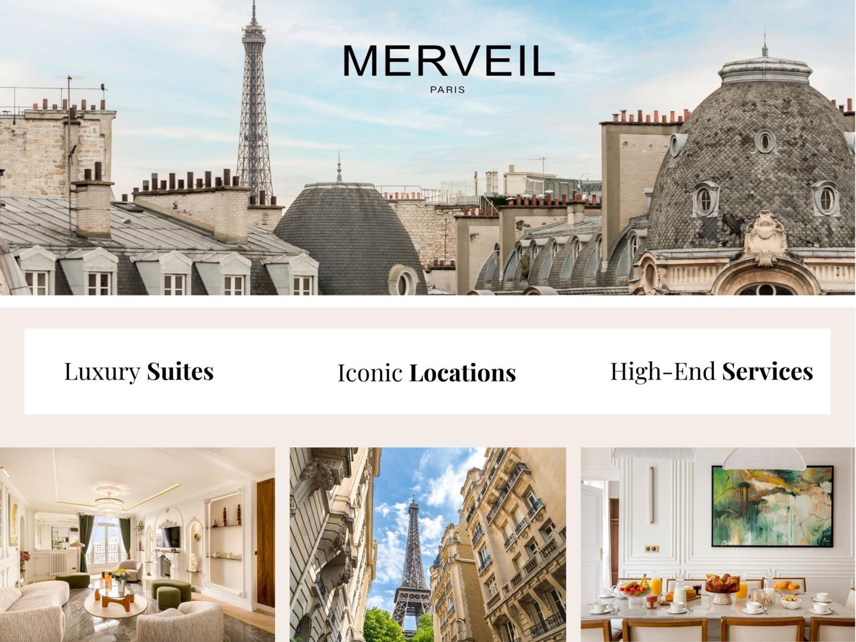 Merveil Signature Suite Hoche - Eiffel Tower view