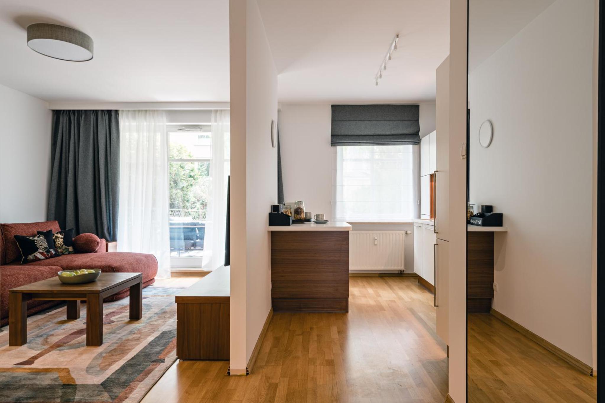 Parkur Apartament z tarasem i parkingiem by Lion Apartments