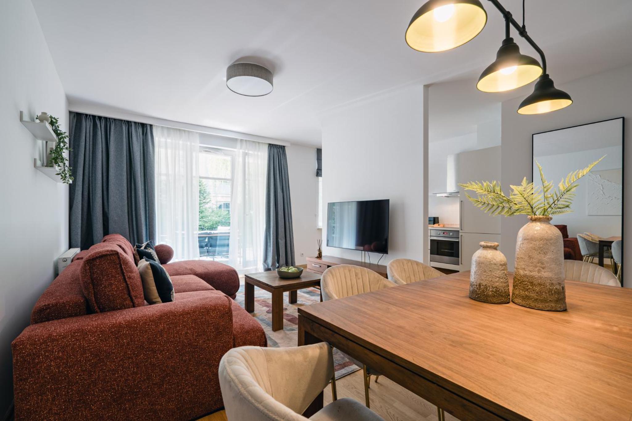 Parkur Apartament z tarasem i parkingiem by Lion Apartments