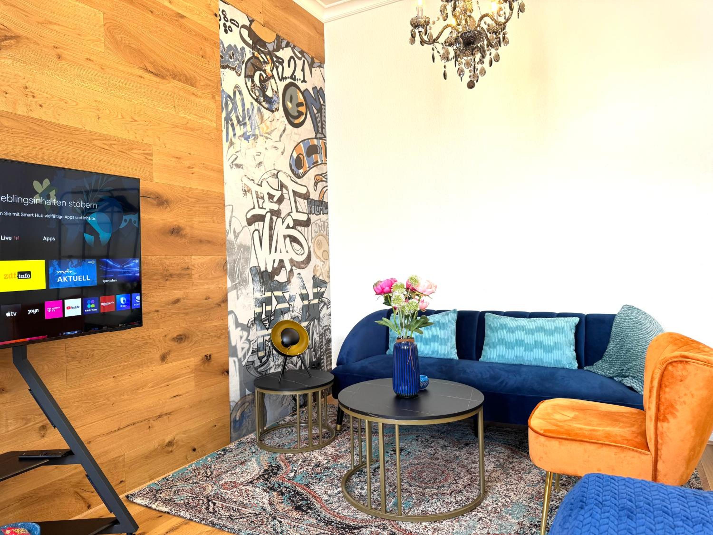 NewCityHome - Chemnitz - 2 Zi - Design Apartment Naomi - Kaßberg - Private Parking