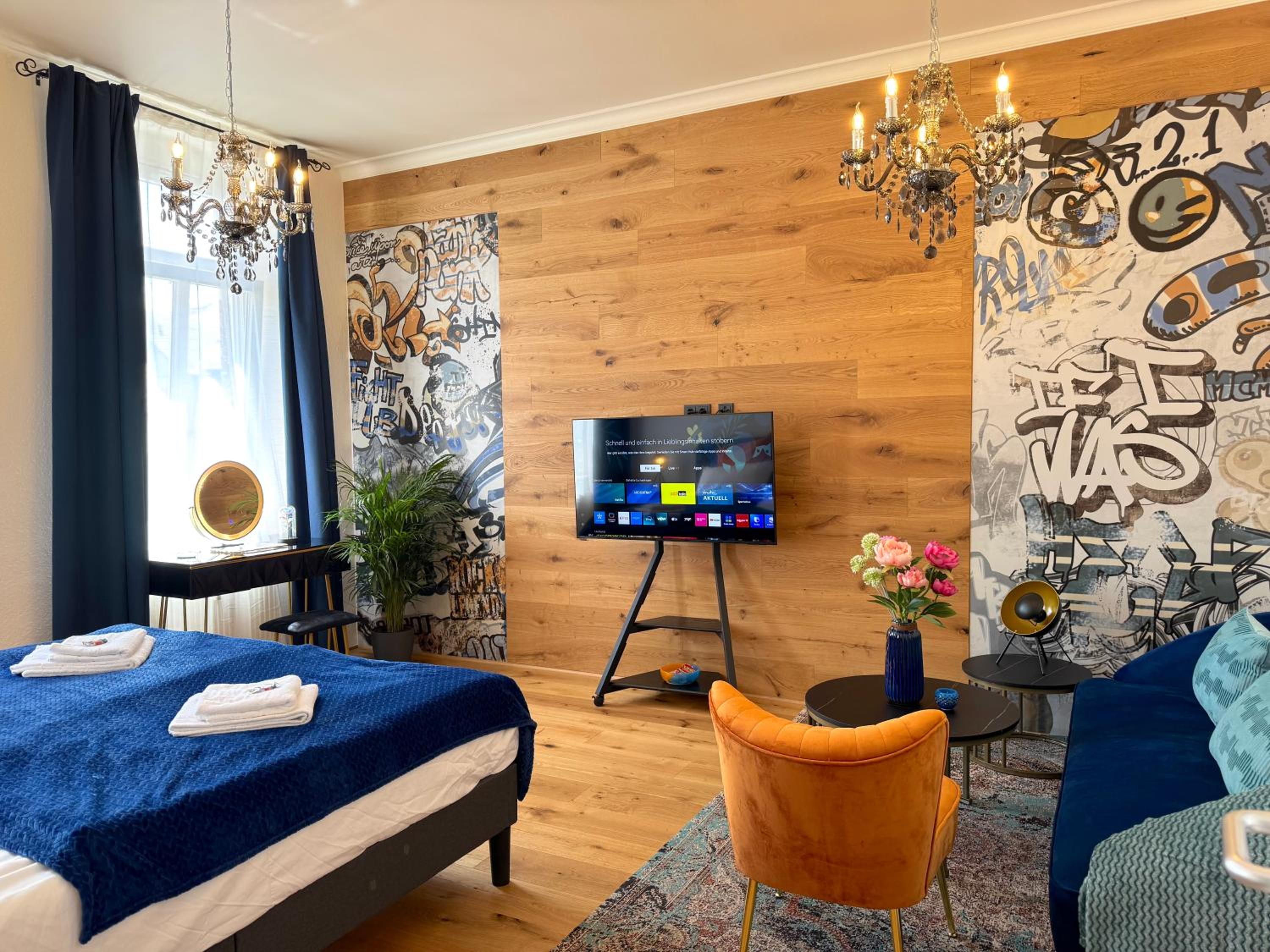 NewCityHome - Chemnitz - 2 Zi - Design Apartment Naomi - Kaßberg - Private Parking