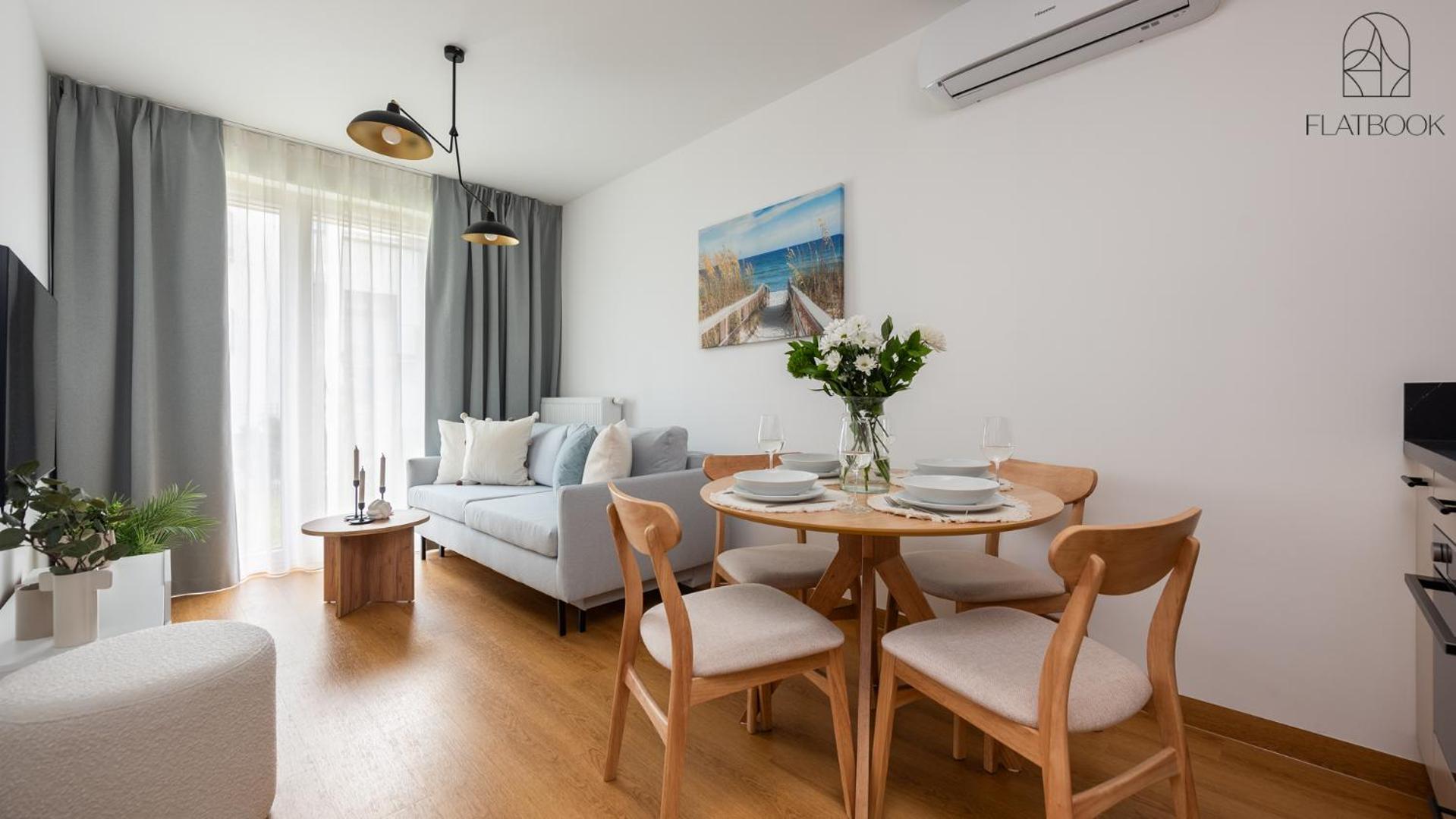 Flatbook Apartamenty - Trimare II Sztutowo z bilardem i parkingiem