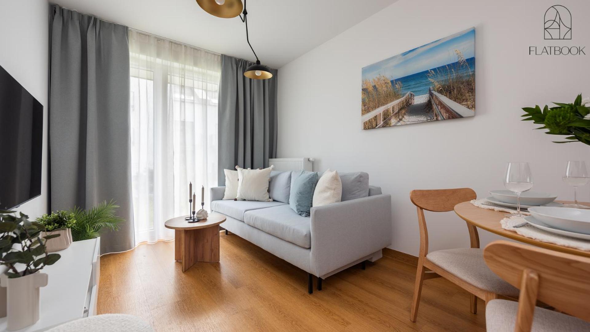 Flatbook Apartamenty - Trimare II Sztutowo z bilardem i parkingiem