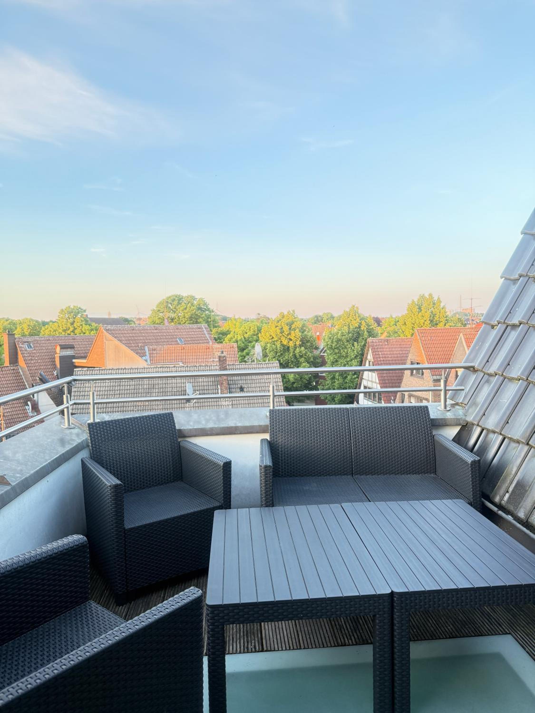 Über den Dächern von Werne - Balkon, WLAN, TV und Küche - Möller