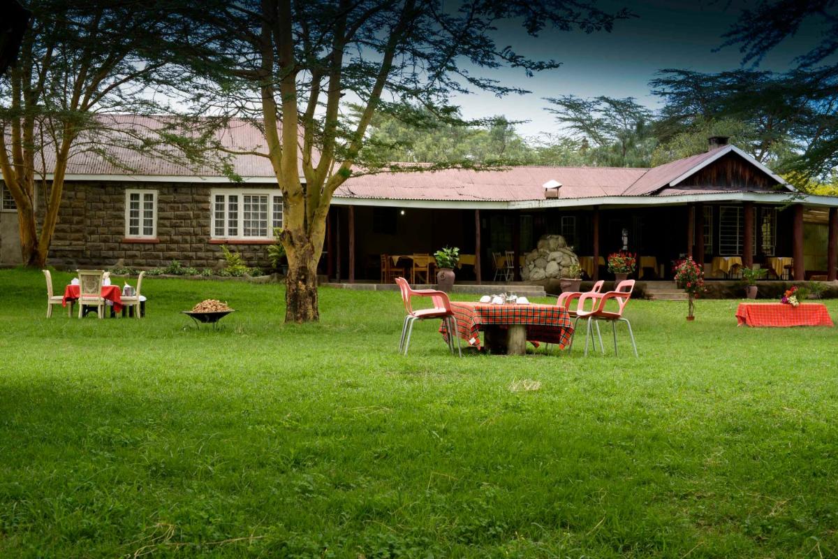 outdoor BBQ area
