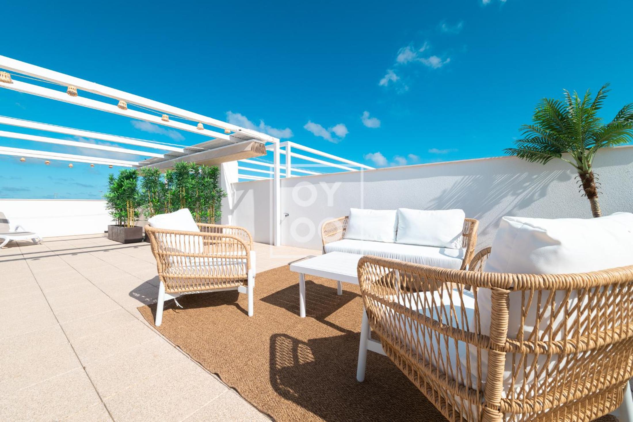 Boho Breeze Penthouse - By Oyoostays