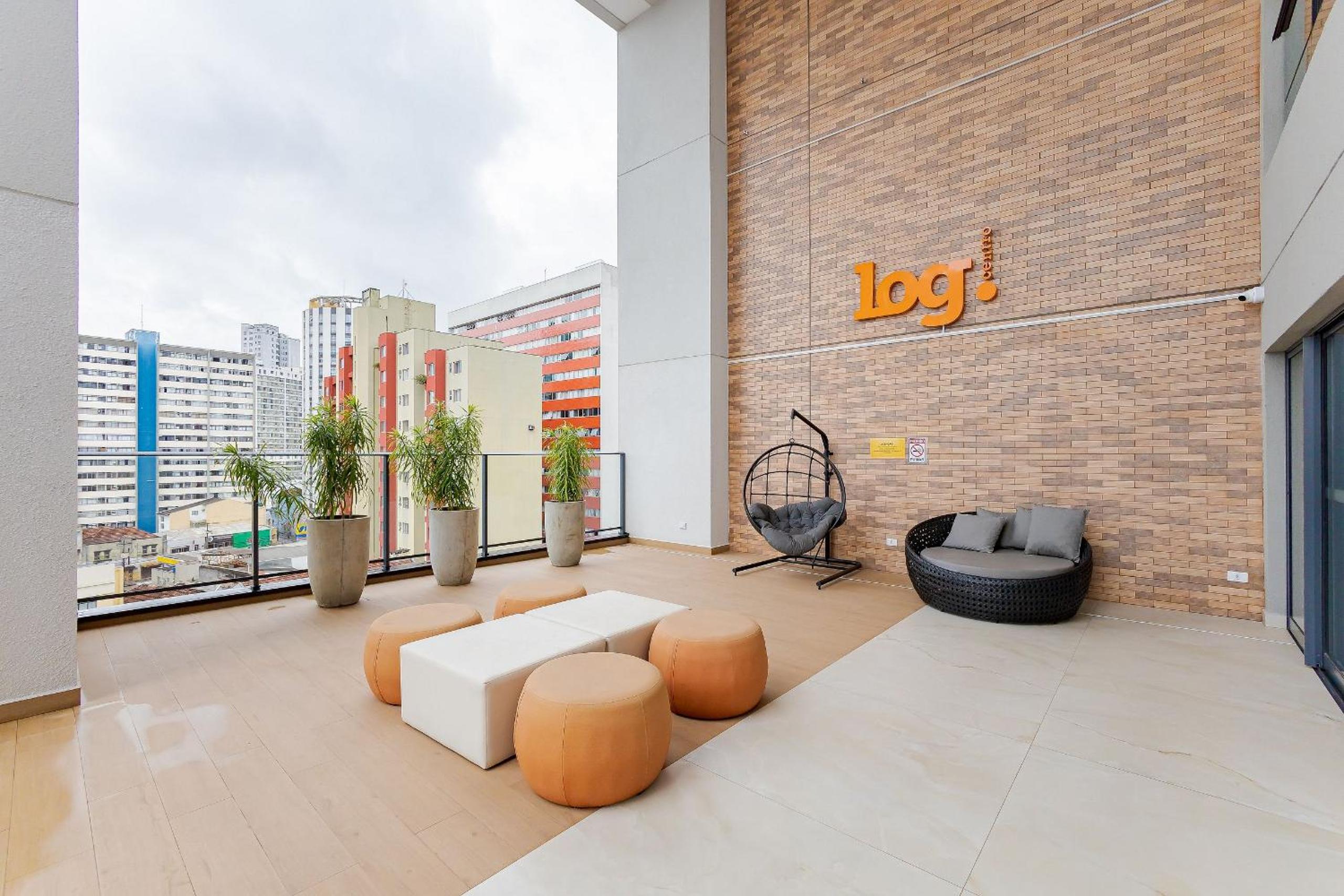 Log! | Rooftop com vista, coworking, garagem e localização imbatível | Gonzaga Stays