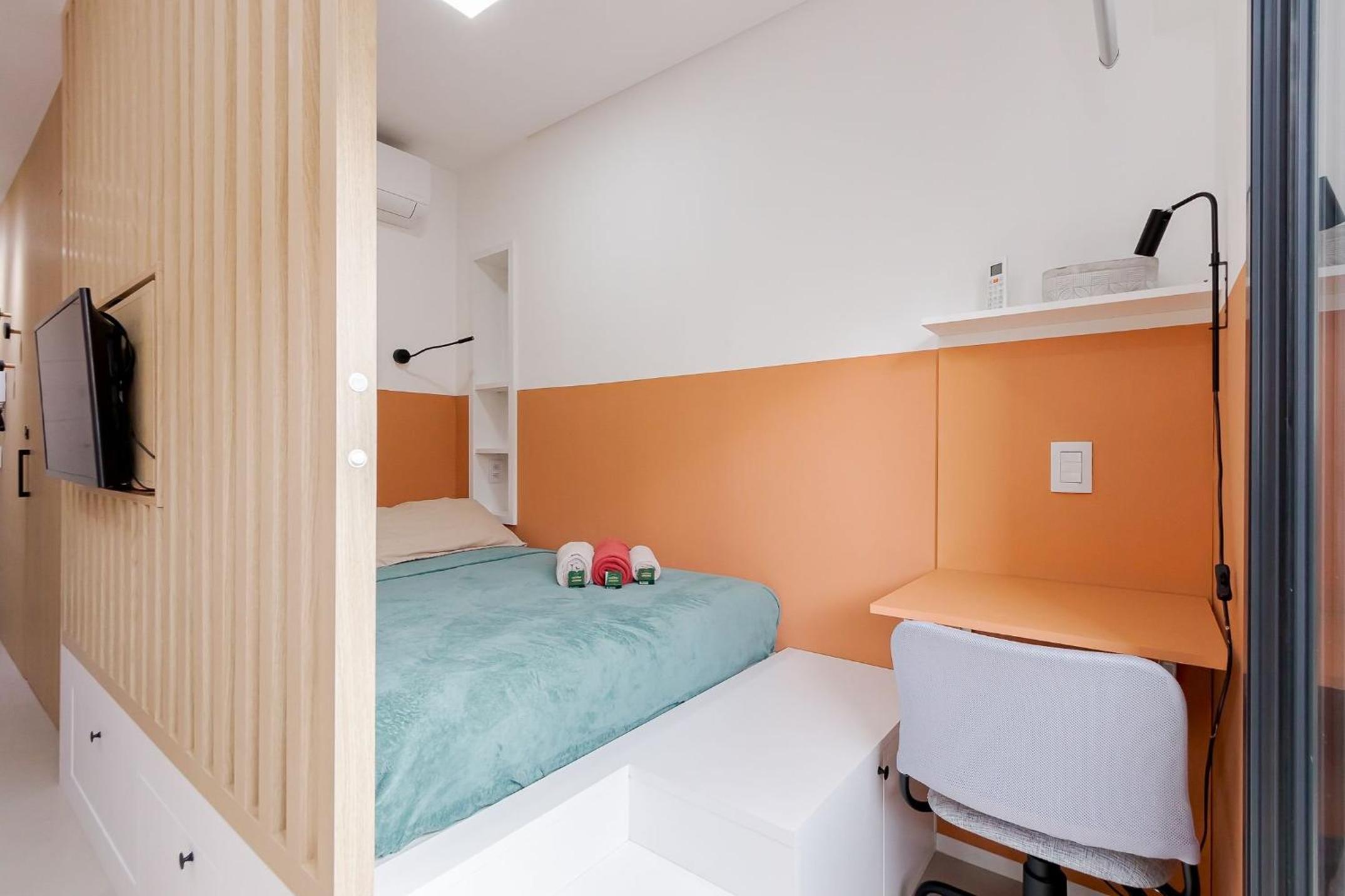 Log! | Rooftop com vista, coworking, garagem e localização imbatível | Gonzaga Stays