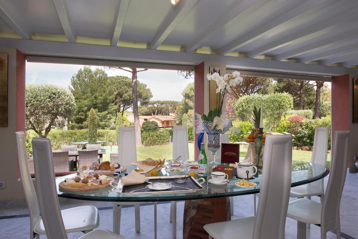 outdoor BBQ area