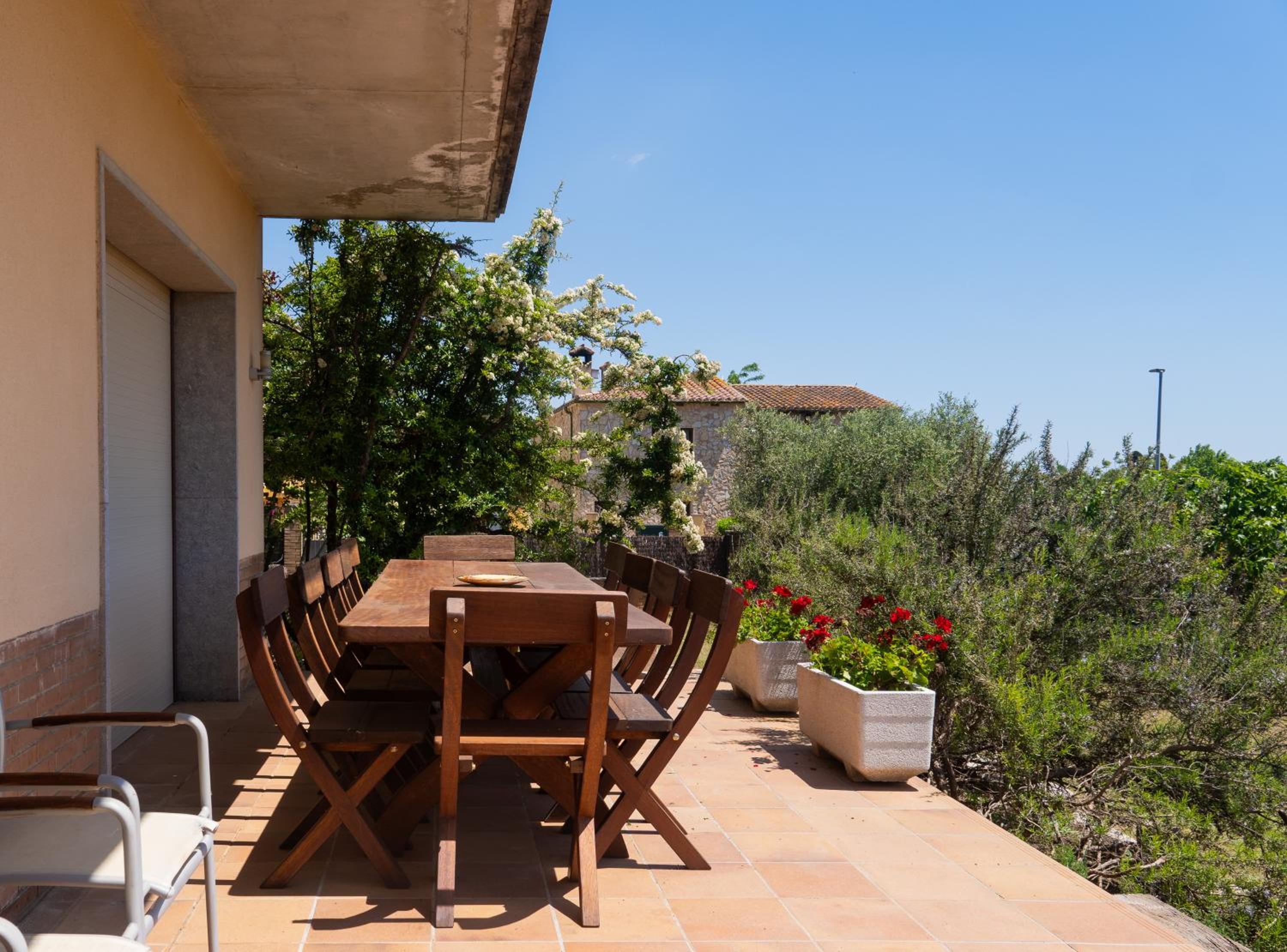 L'Ametller, casa Empordà, jardí, barbacoa, vistes