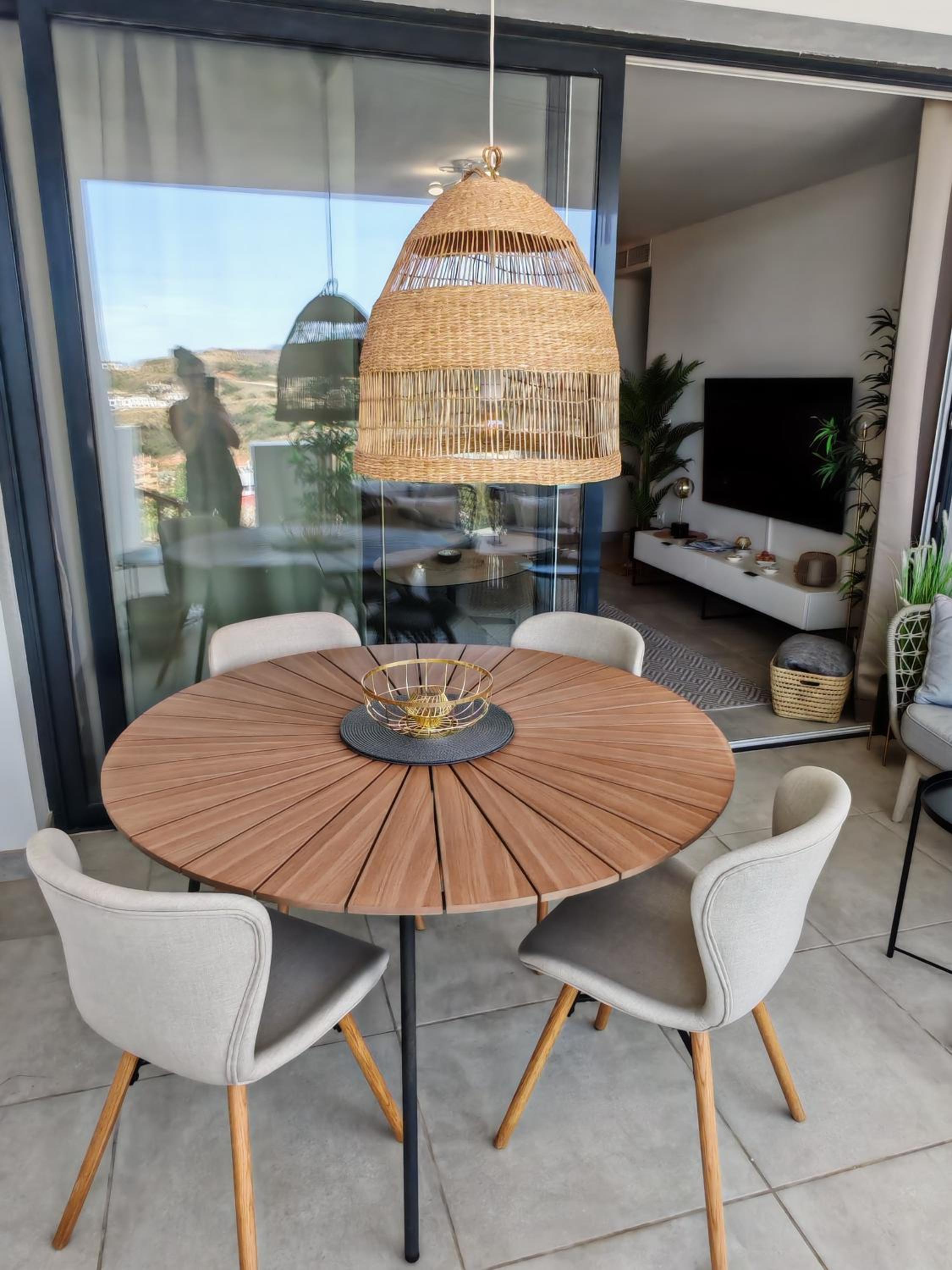 Garden apartment with incredible views in Casa Banderas La Cala de Mijas