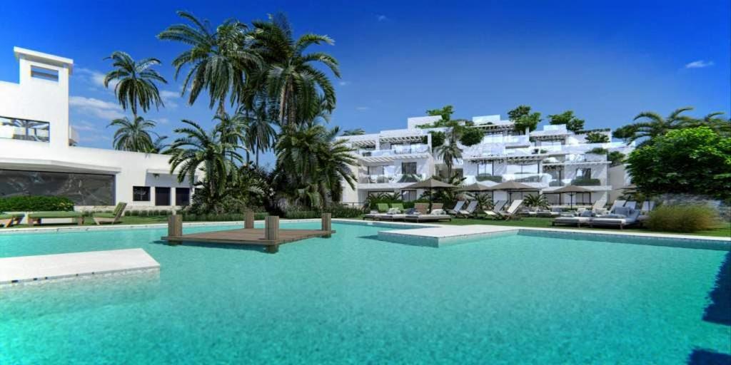Garden apartment with incredible views in Casa Banderas La Cala de Mijas